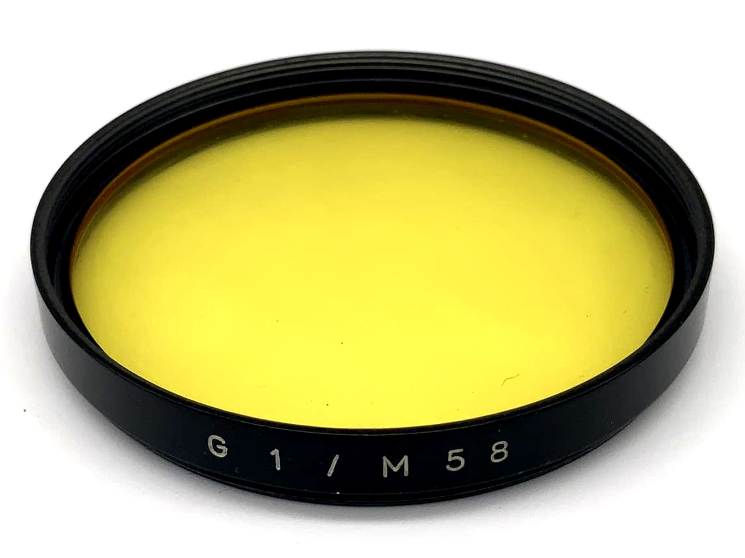 Carl Zeiss Jena Farbfilter 58mm Filter G1 / M58 Kreisförmig Filtergewinde