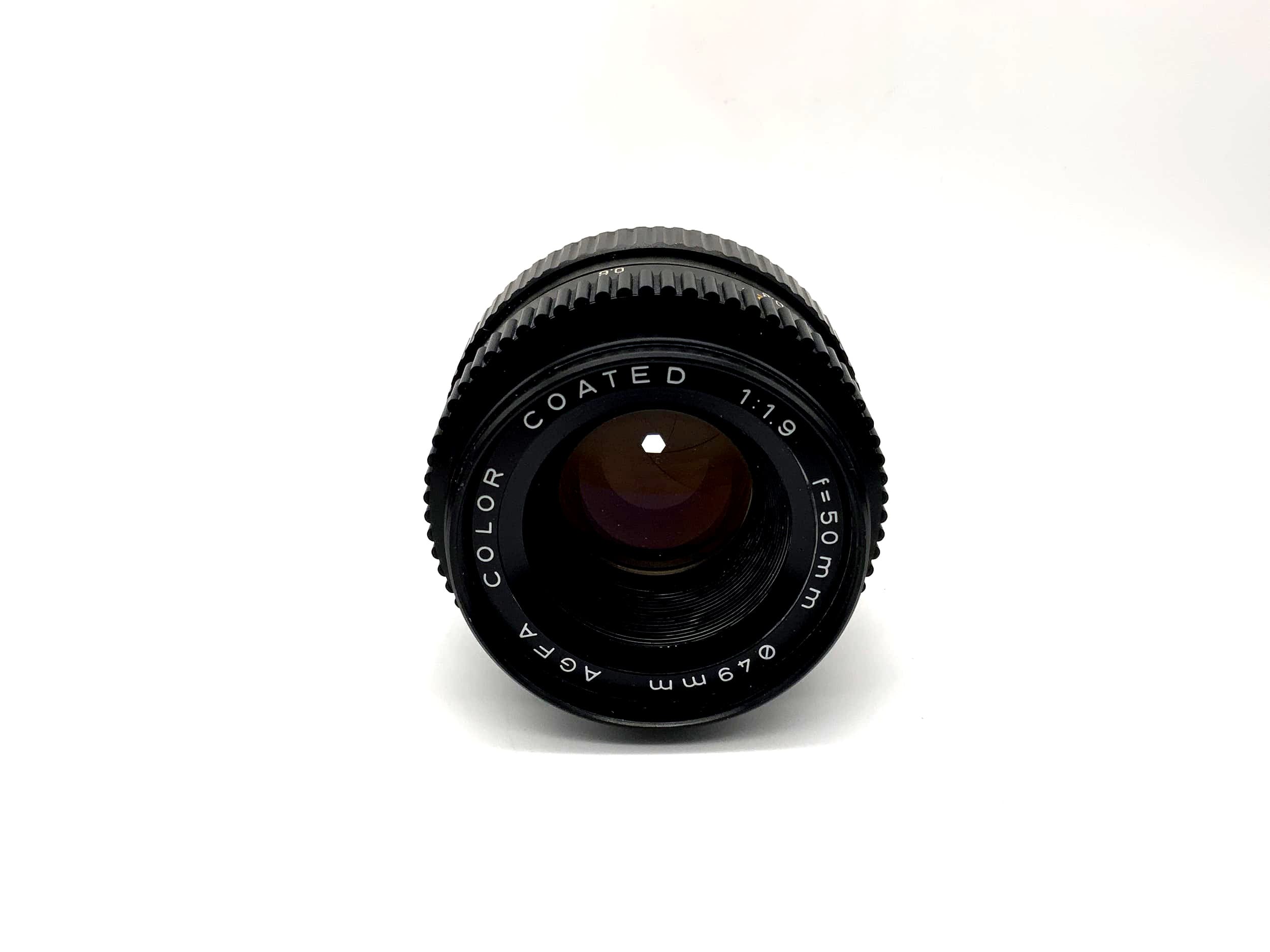 Agfa 50mm 1:1.9 Objektiv Color Coated Kamera Camera Lens (Pentax K)