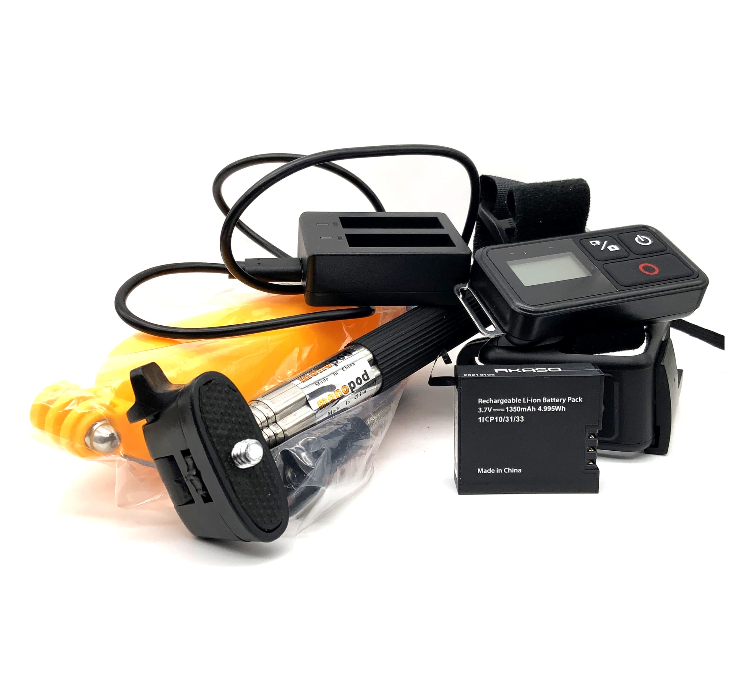 Akaso PG 1350 Actioncam Sportkamera mit Zubehörpaket