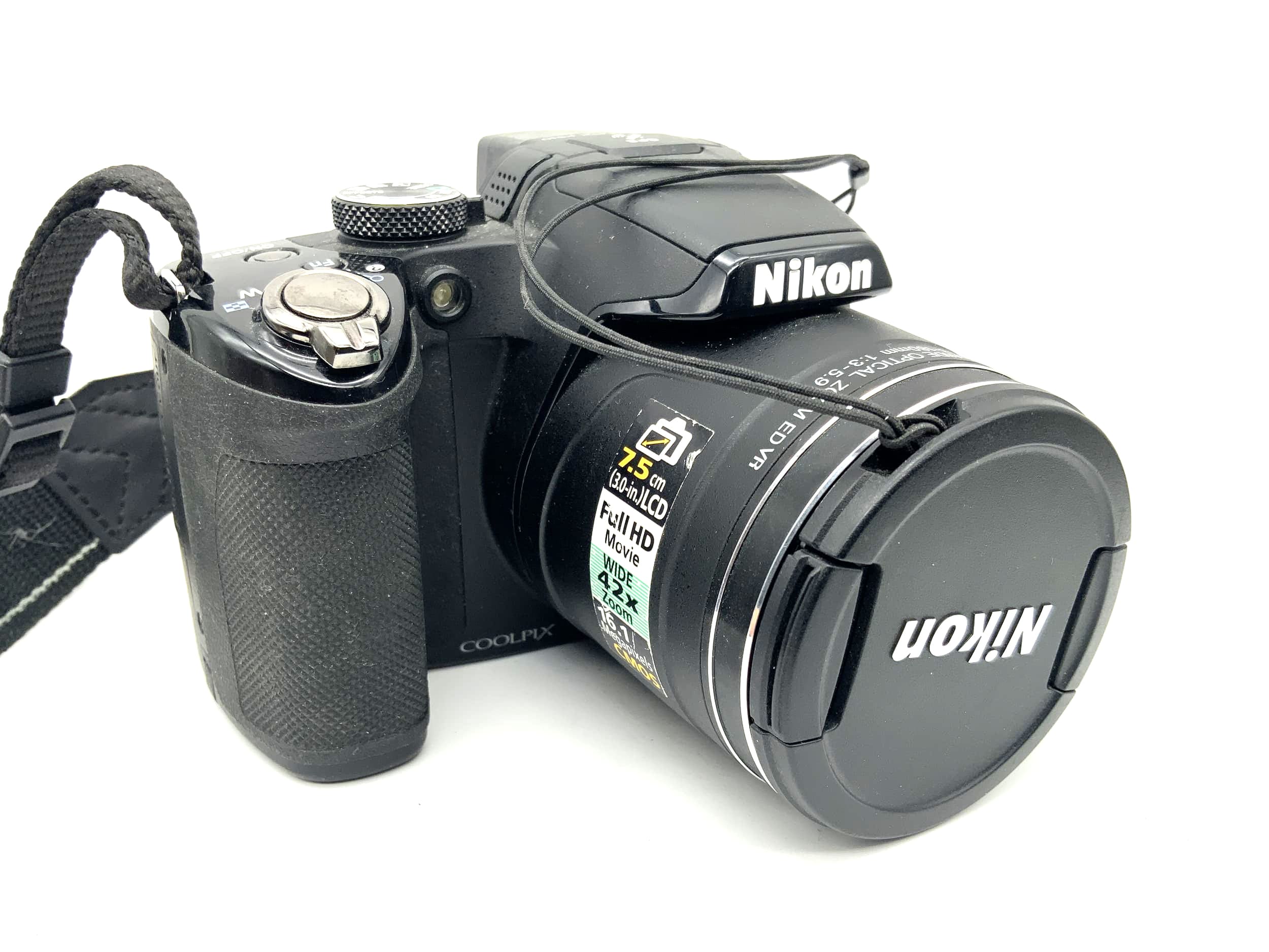 Nikon Coolpix P510 Nikkor 42x Wide Optical Zoom ED VR 4.3-180mm 1:3-5.9 16.1 MP