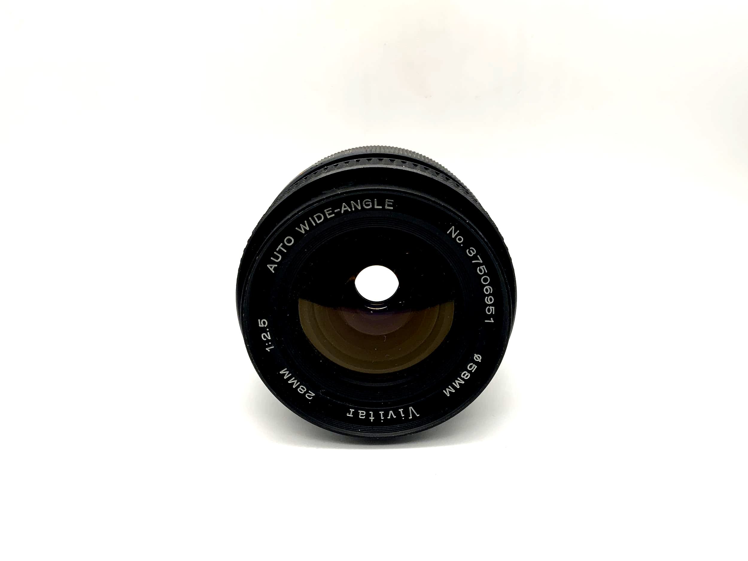 Vivitar 28mm 1:2.5 Objektiv Auto Wide-Angle Kamera Camera Lens (M42)