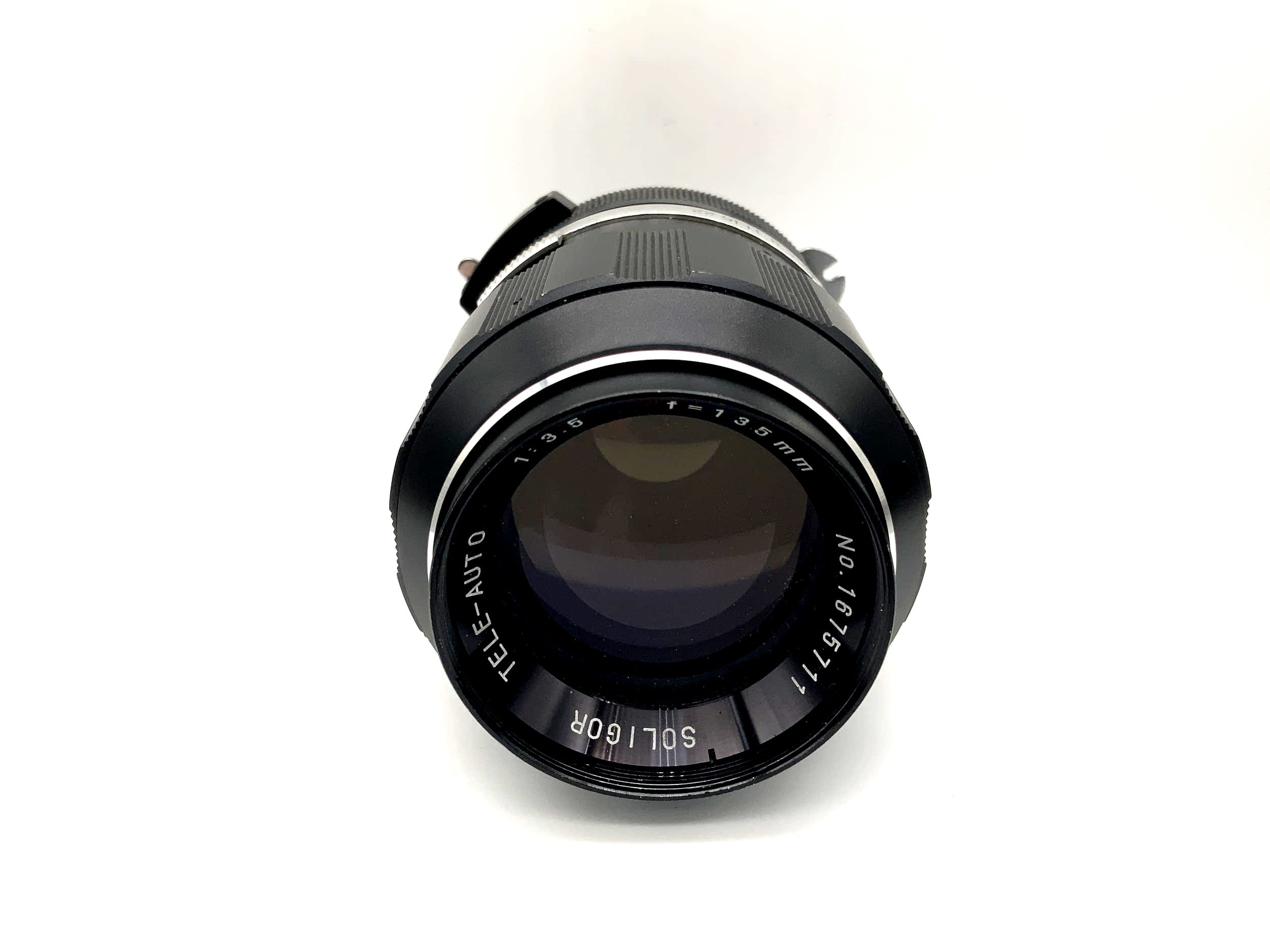 Soligor 135mm 1:3.5 Objektiv Tele-Auto Kamera Camera Lens (Nikon F)