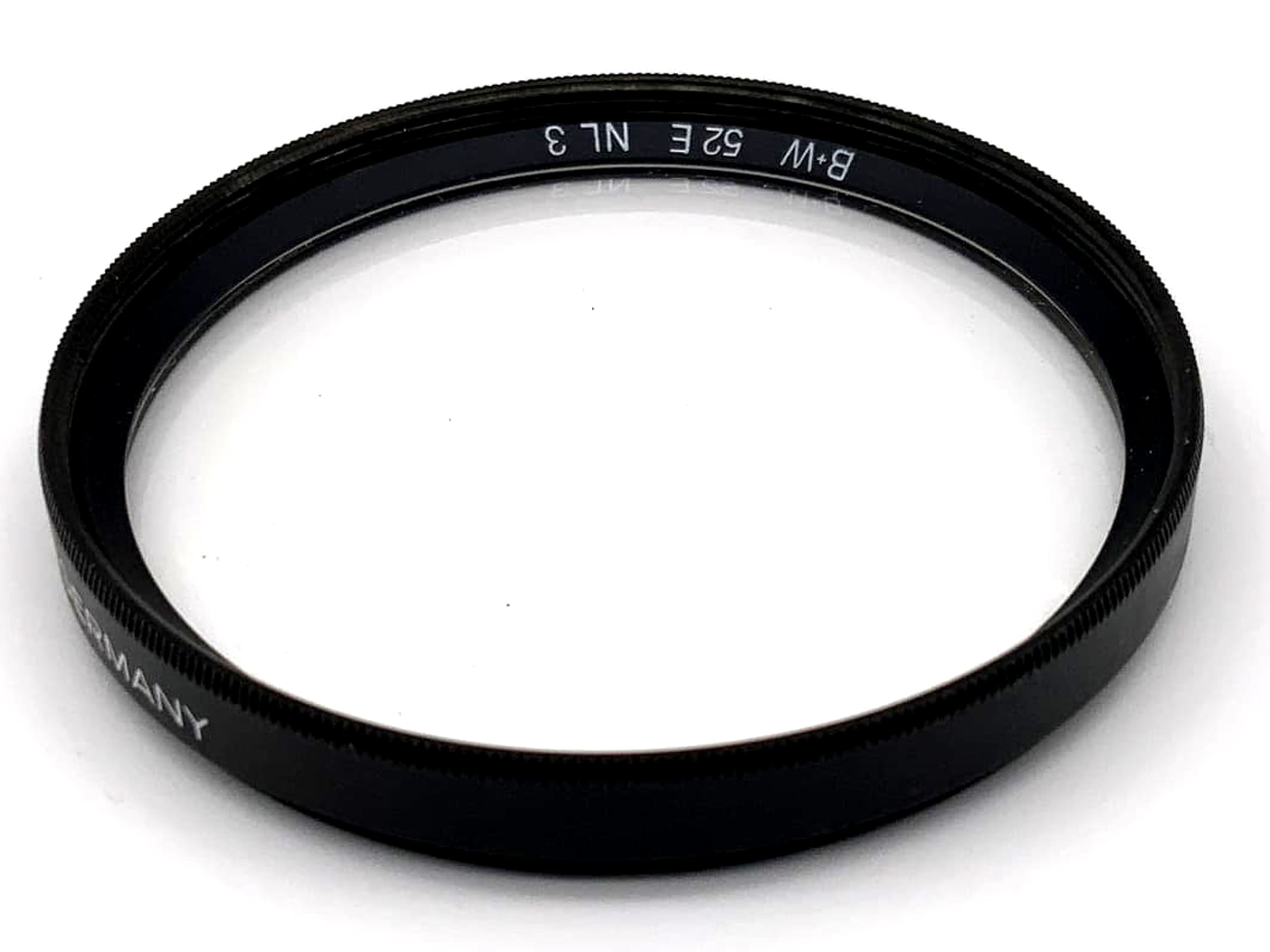 B+W Macro Linse 52mm Filter Close-Up lens 52E NL3 Nahlinse Filtergewinde