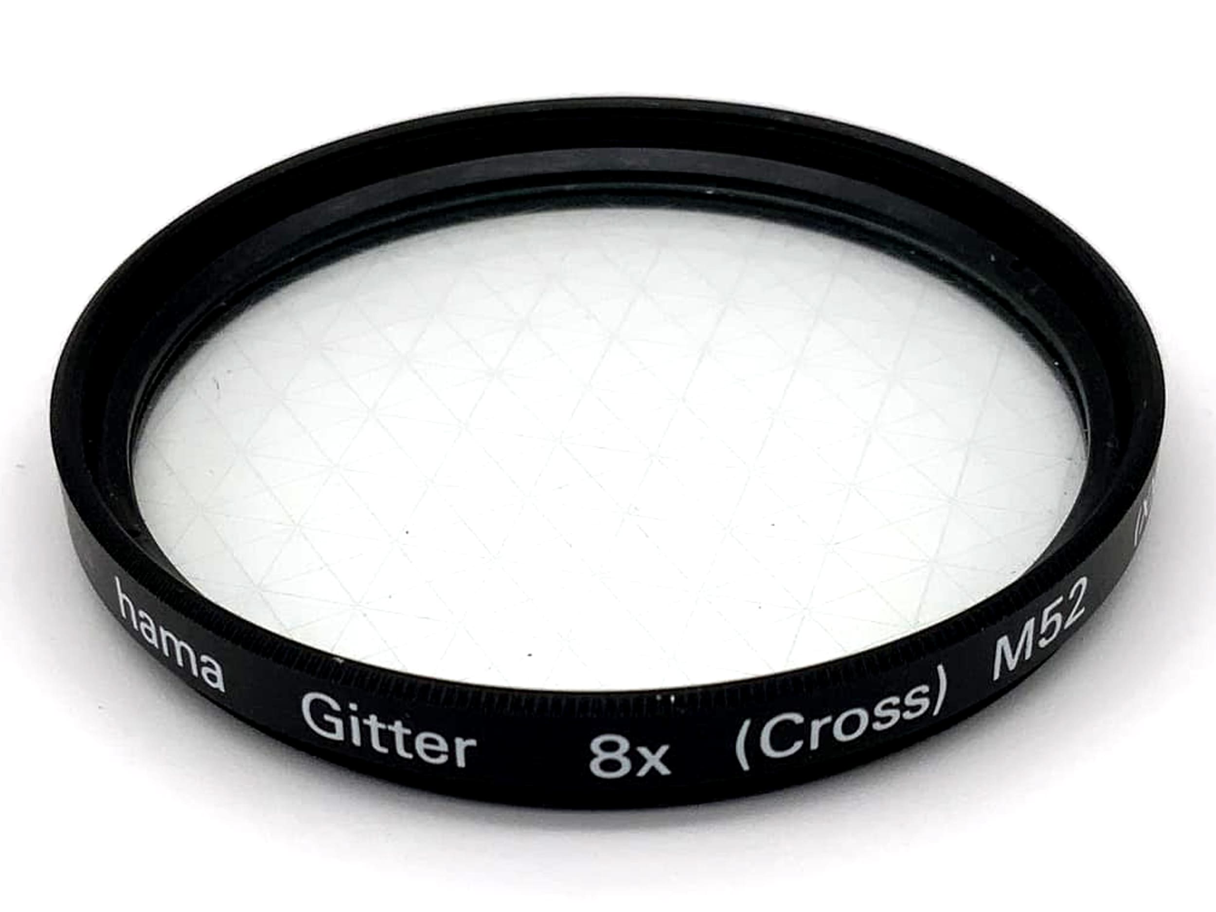 Hama Kreuzfilter 52mm Filter 8x Cross M52 (XXII) Gitter Filtergewinde