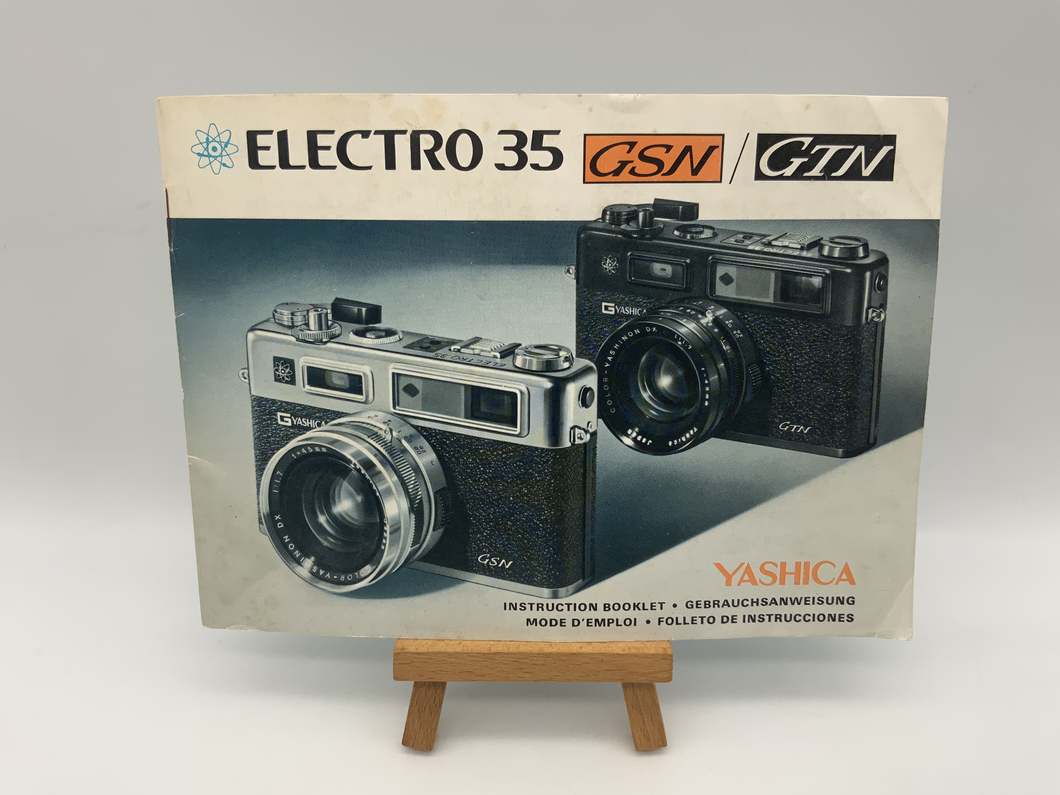 Yashica Electro 35 GSN / GTN Gebrauchsanweisung Bedienungsanleitung Deutsch