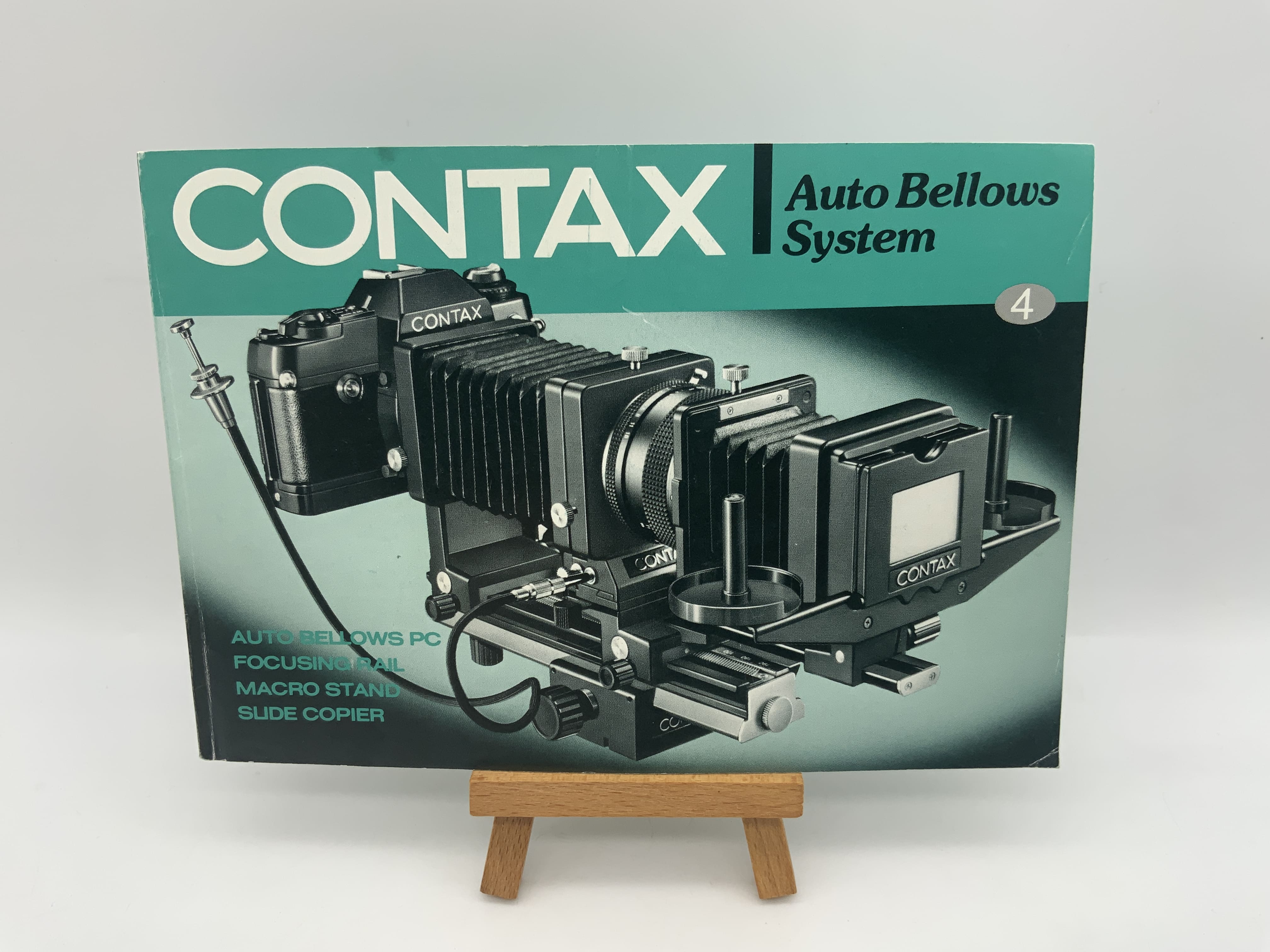 Contax Auto Bellows System 4 Gebrauchsanweisung Bedienungsanleitung Deutsch