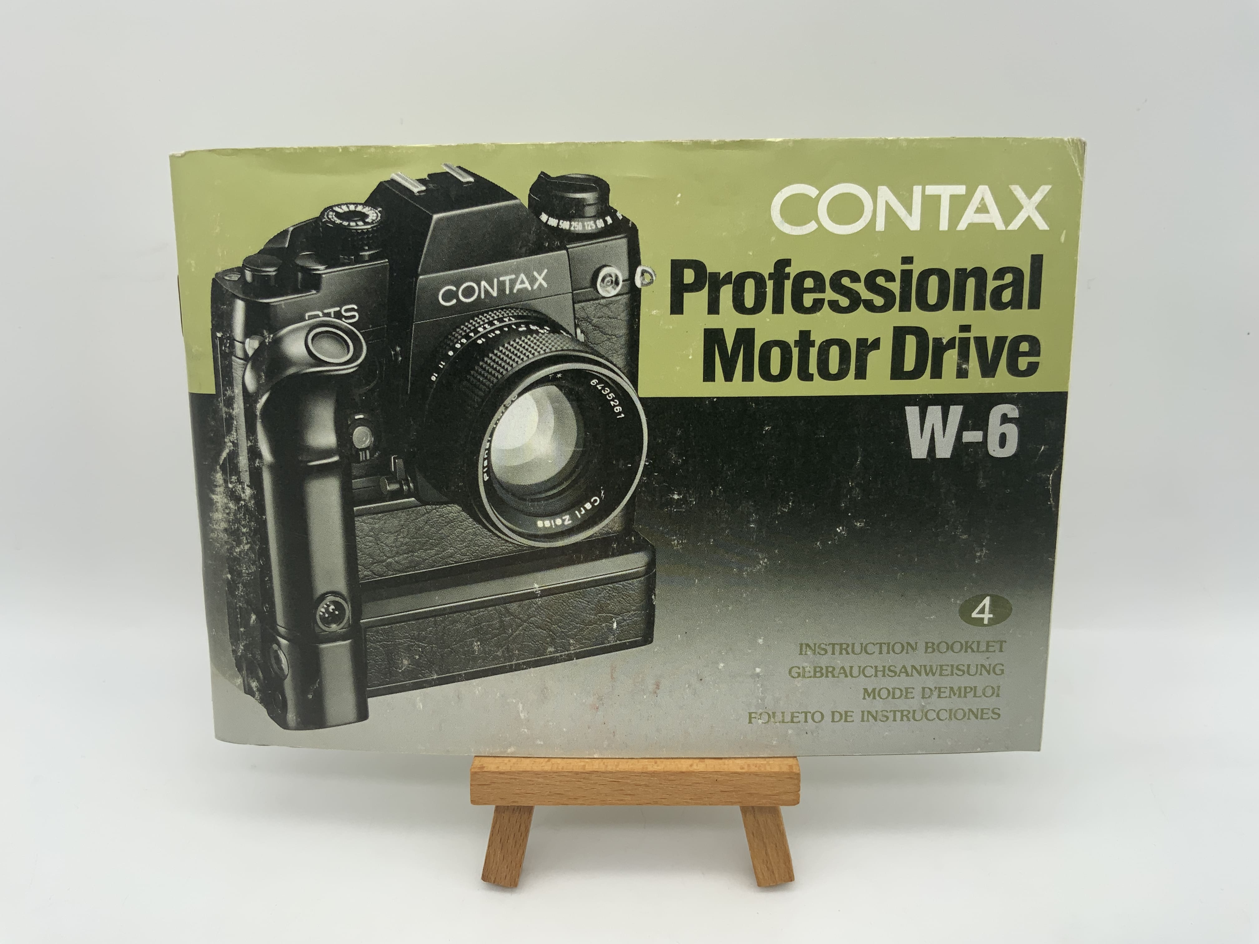 Contax Professional Motor Drive W-6 Bedienungsanleitung Deutsch