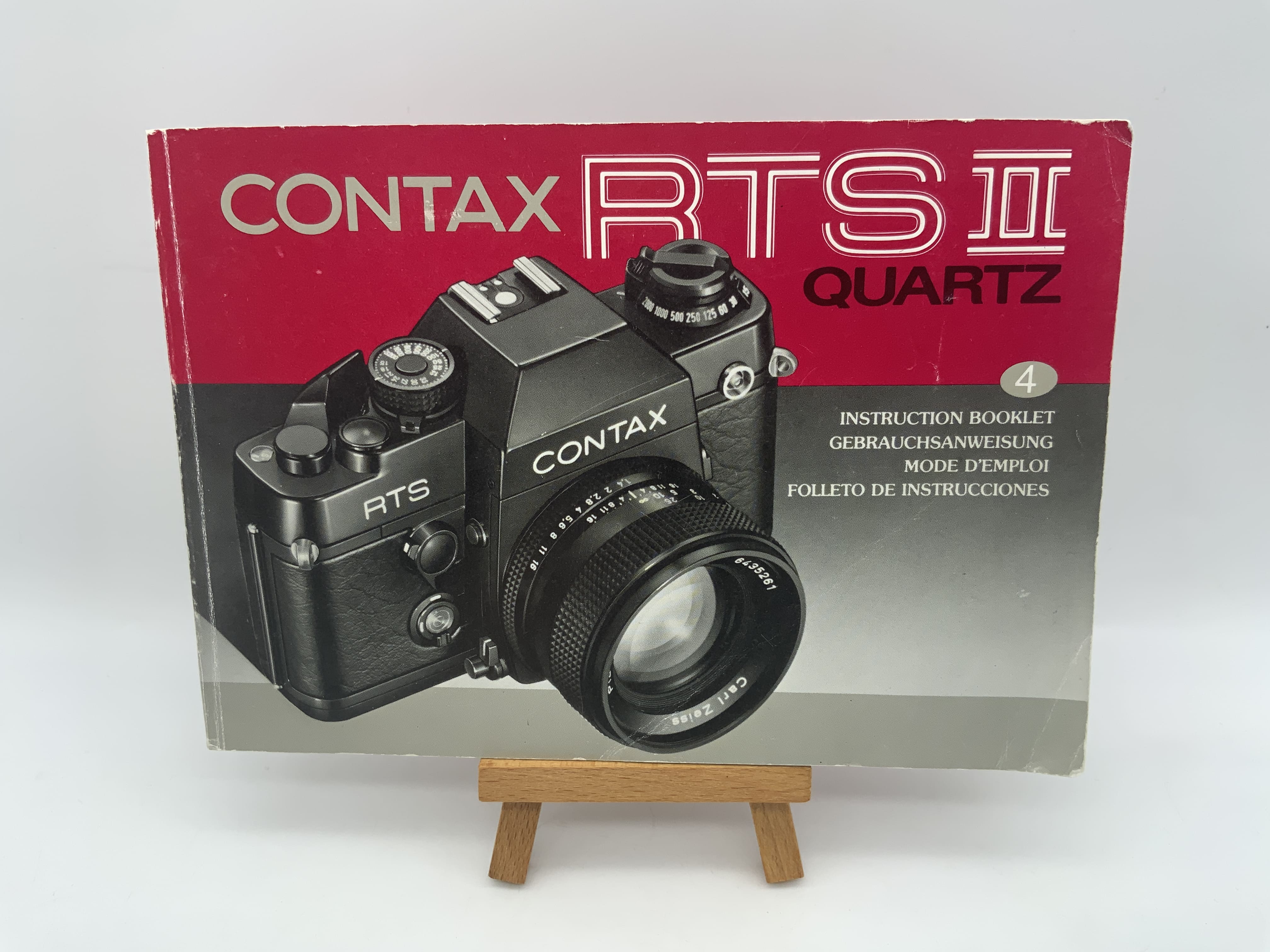 Contax RTS II Quartz Gebrauchsanweisung Bedienungsanleitung Deutsch