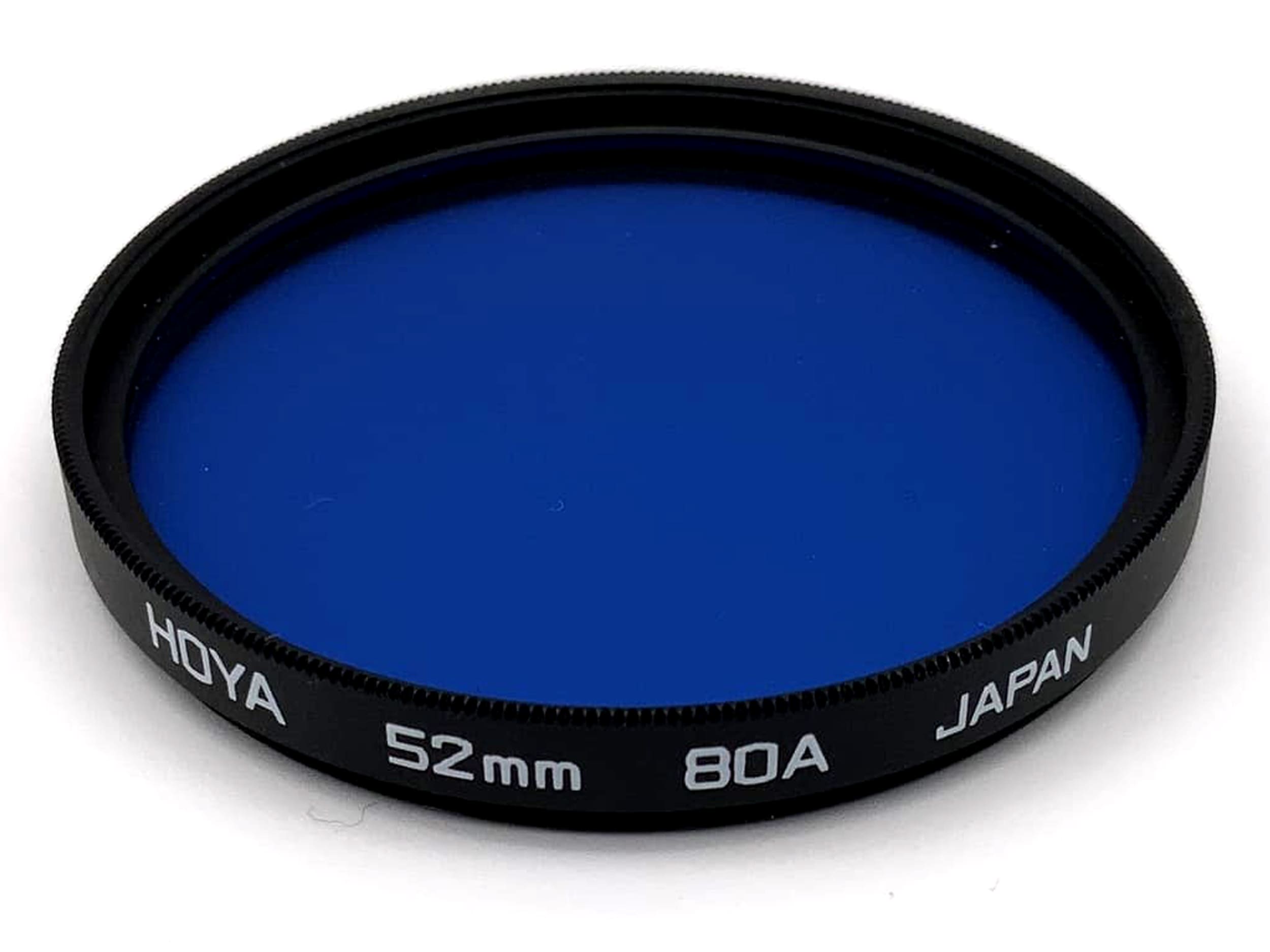 Hoya Farbfilter 52mm Filter Blau 80A Filtergewinde