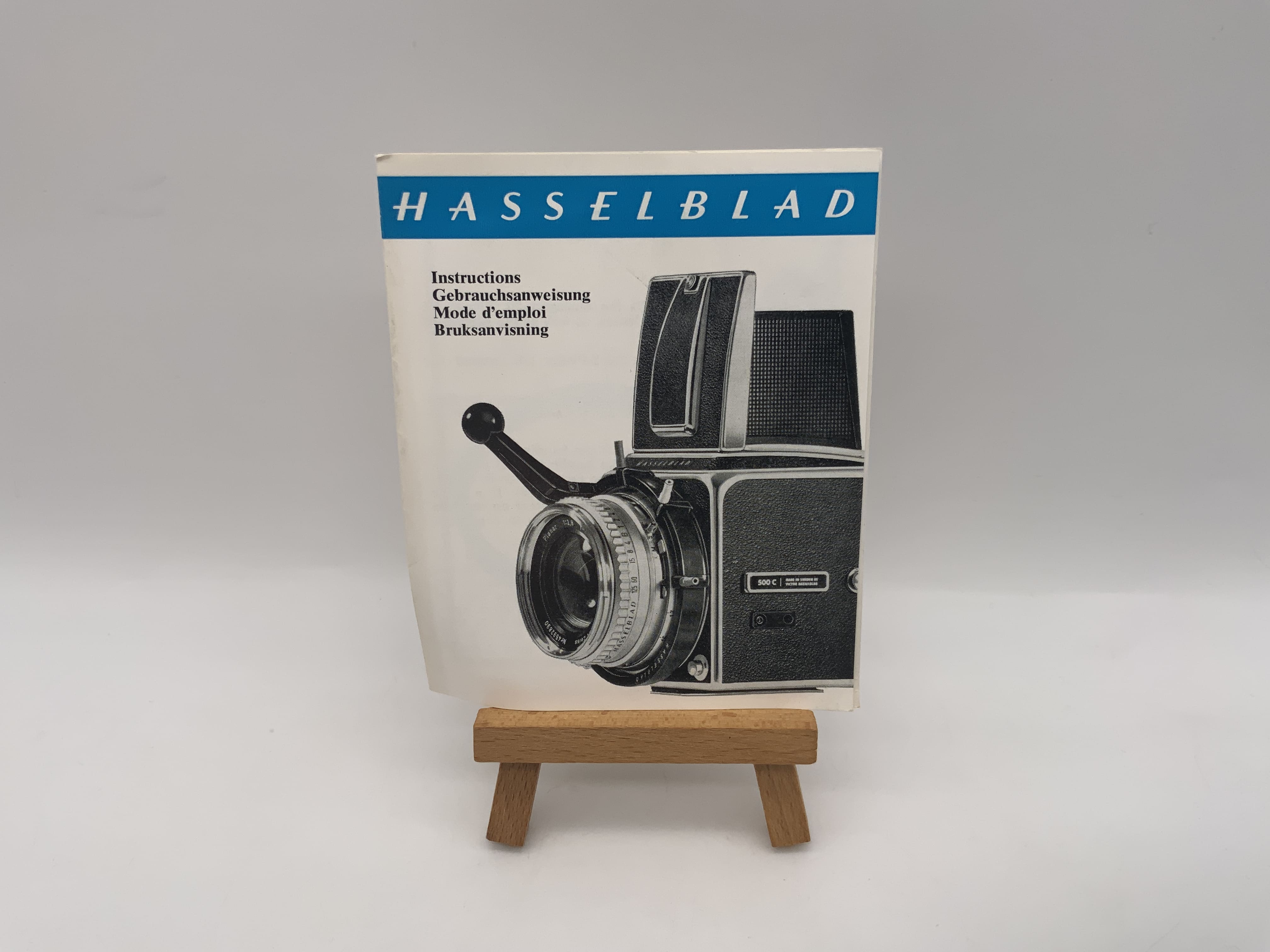 Hasselblad Einstellgriffe 1 und 2 Gebrauchsanweisung Bedienungsanleitung Deutsch