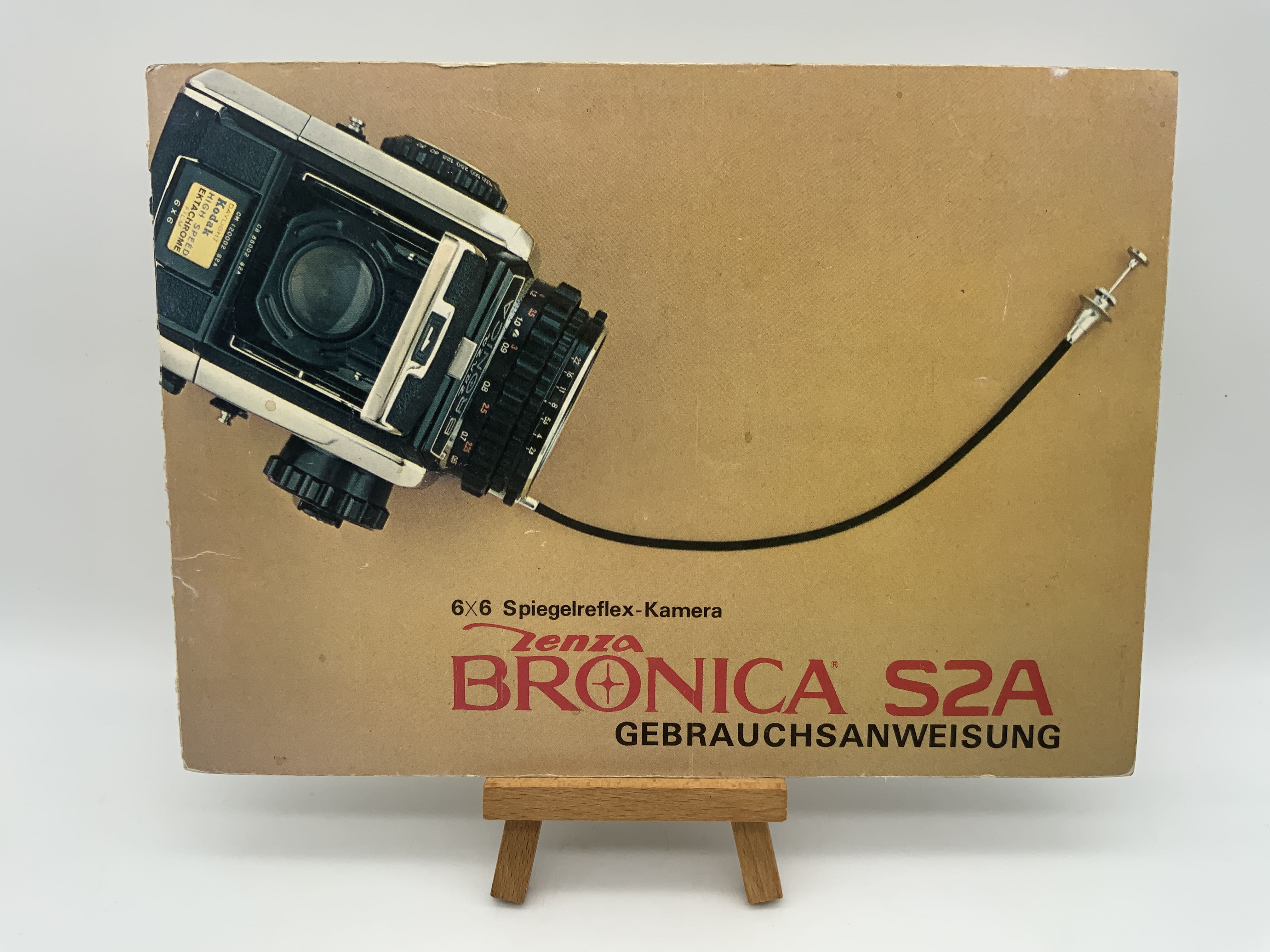 Zenza Bronica S2A 6x6 Spiegelreflex Kamera Bedienungsanleitung Deutsch