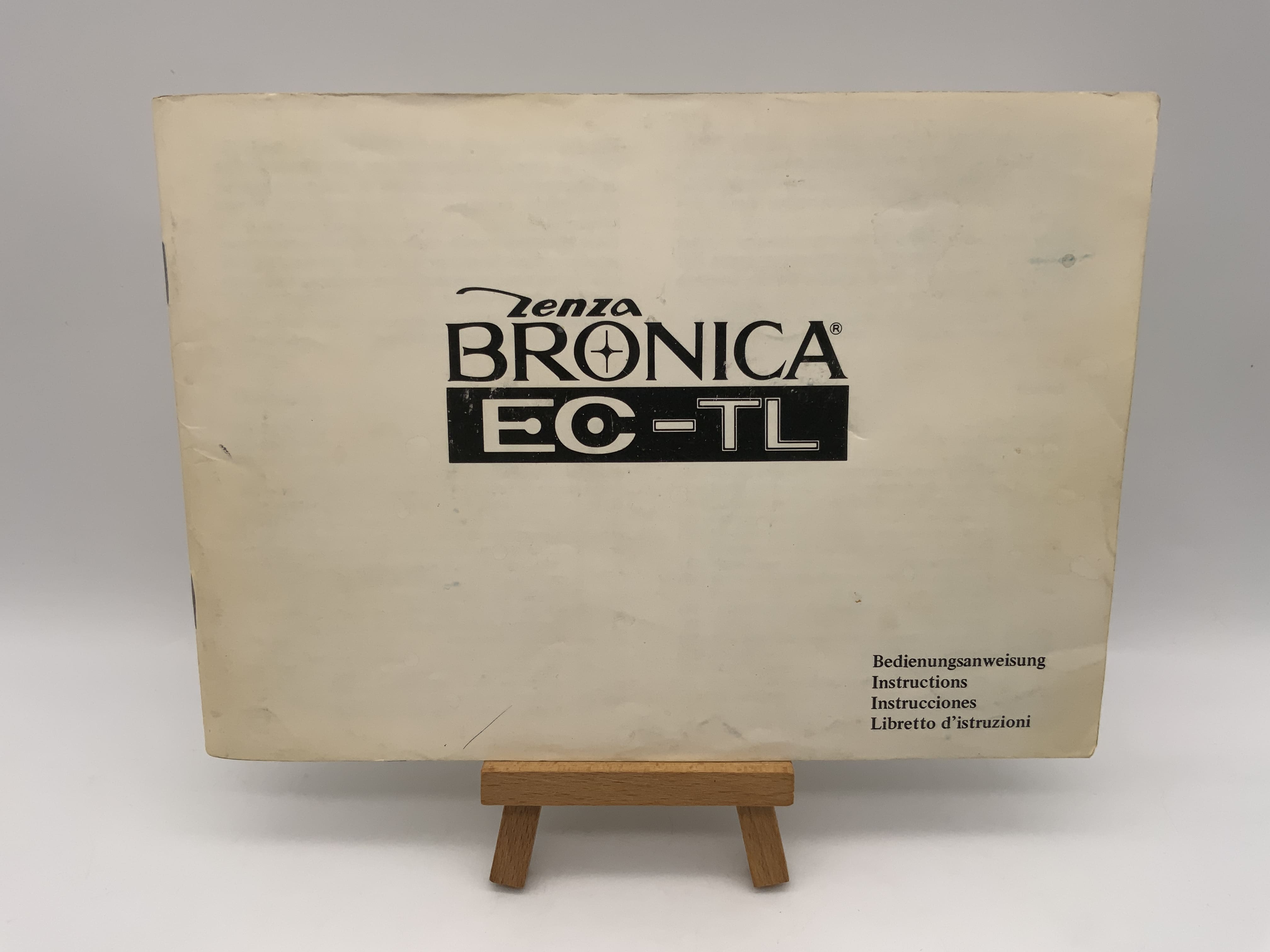 Zenza Bronica EC-TL Gebrauchsanweisung Bedienungsanleitung Deutsch