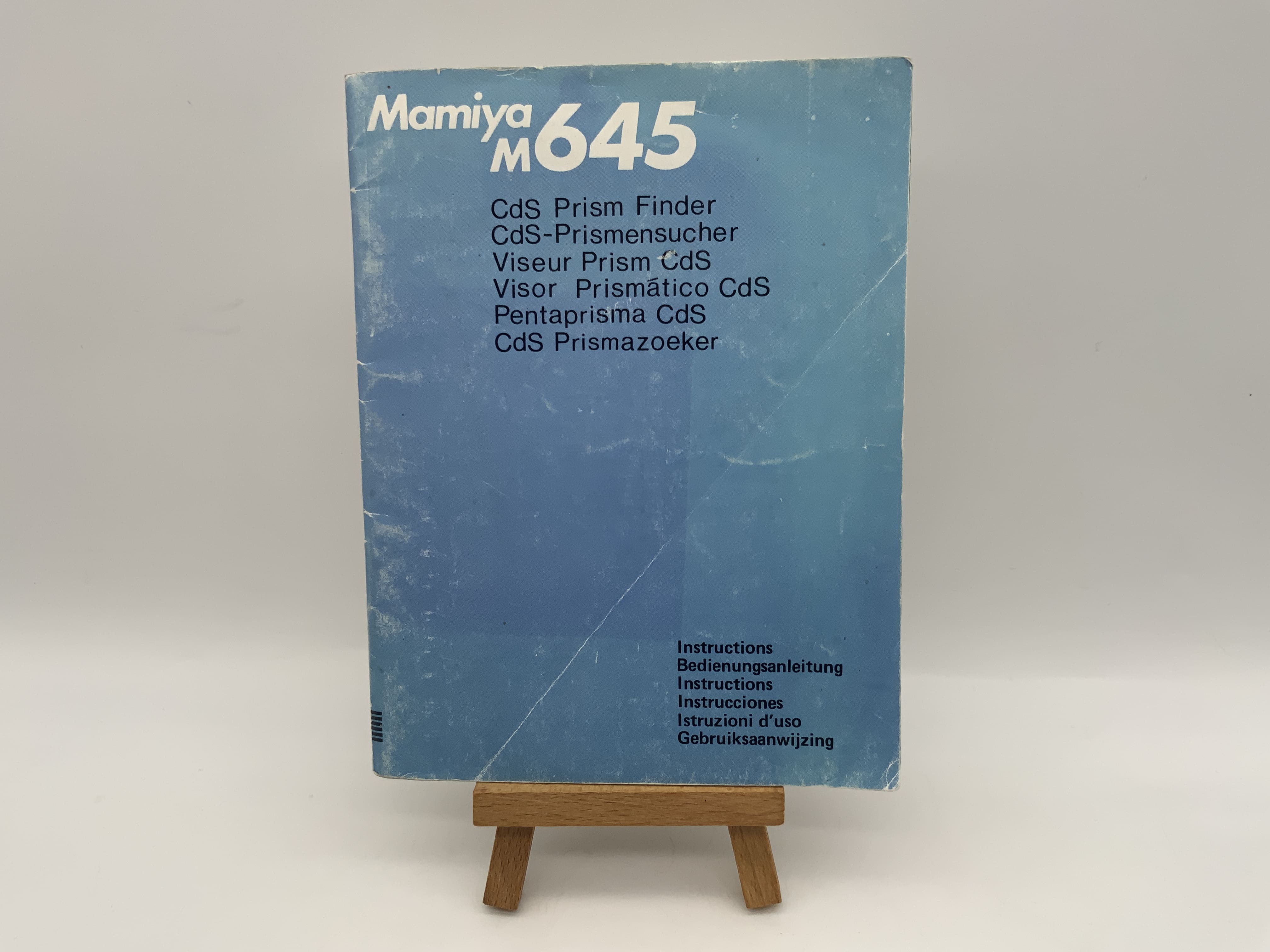 Mamiya M645 Prism Finder CdS-Prismensucher Bedienungsanleitung Deutsch