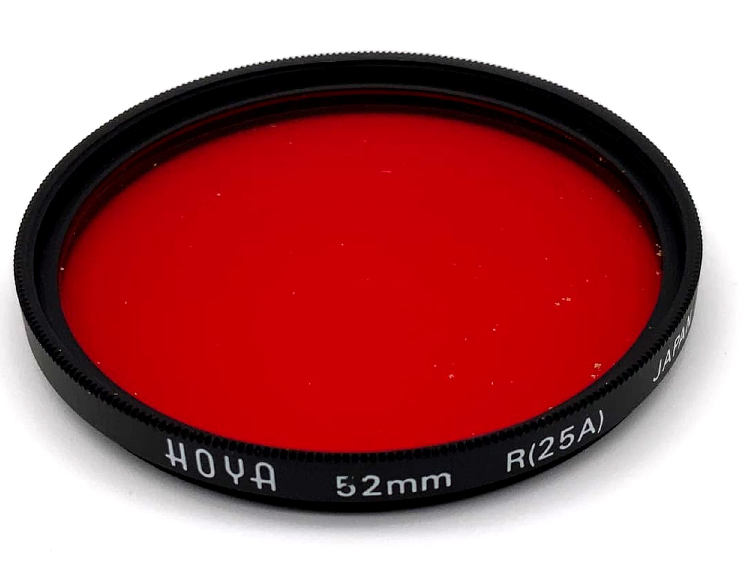 Hoya Farbfilter 52mm Filter Rot R (25A) Filtergewinde
