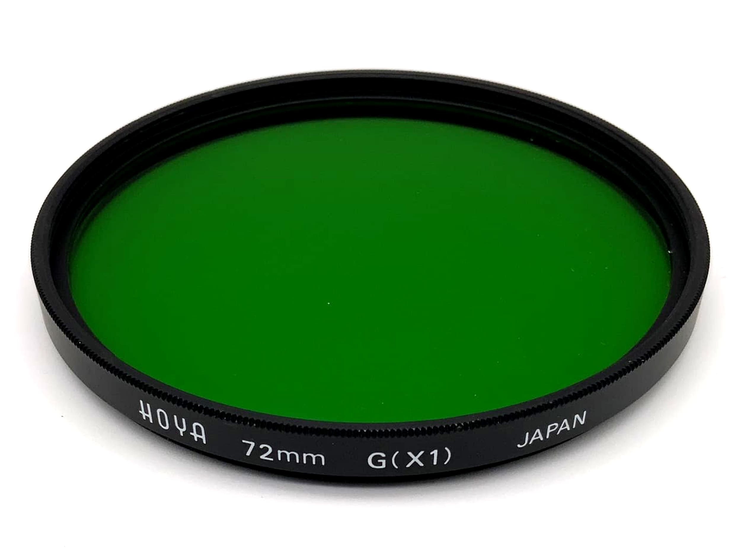 Hoya Farbfilter 72mm Filter Grün G (X1) Filtergewinde