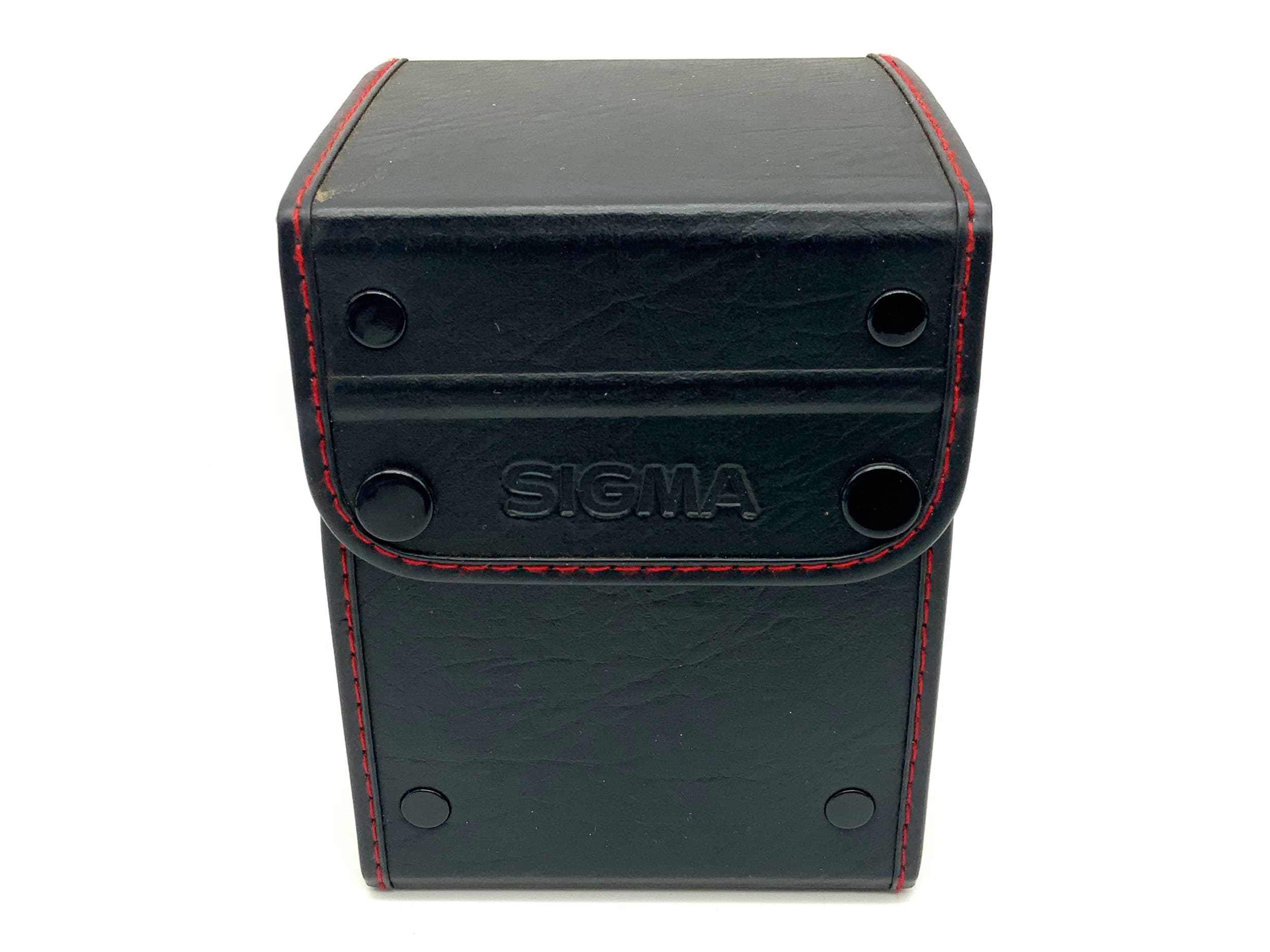 Sigma Köcher schwarz/rot ca. 14x10cm Lens Case Hardcase Lens Case