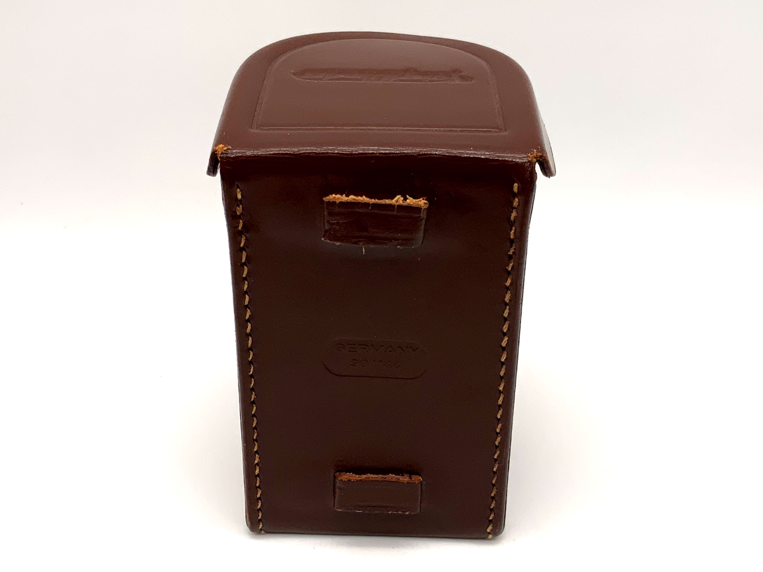 Voigtländer 90/144 Tasche braun Leder hardcase Köcher lens case Fototasche