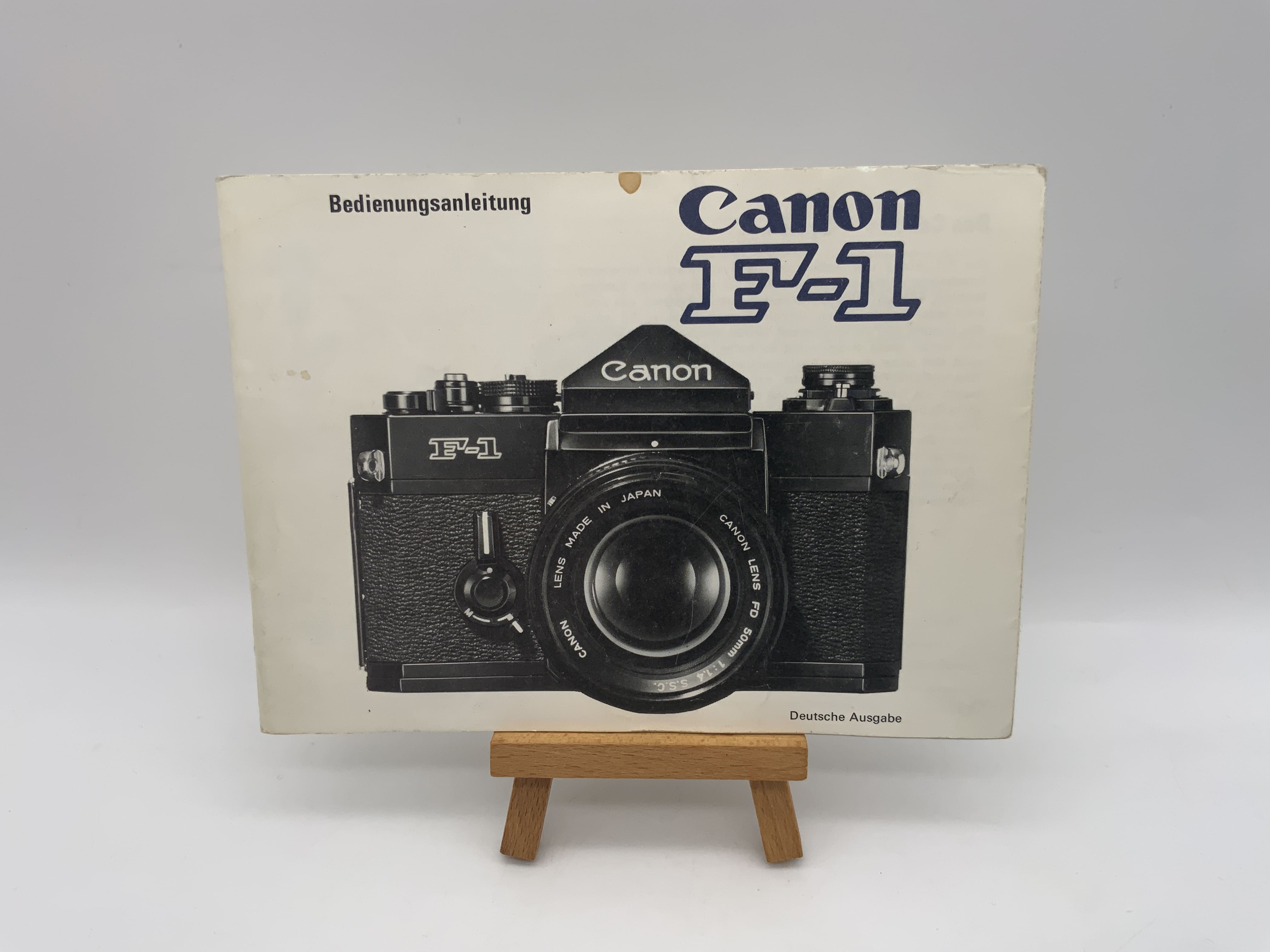 Canon F-1 Gebrauchsanweisung Bedienungsanleitung Deutsch