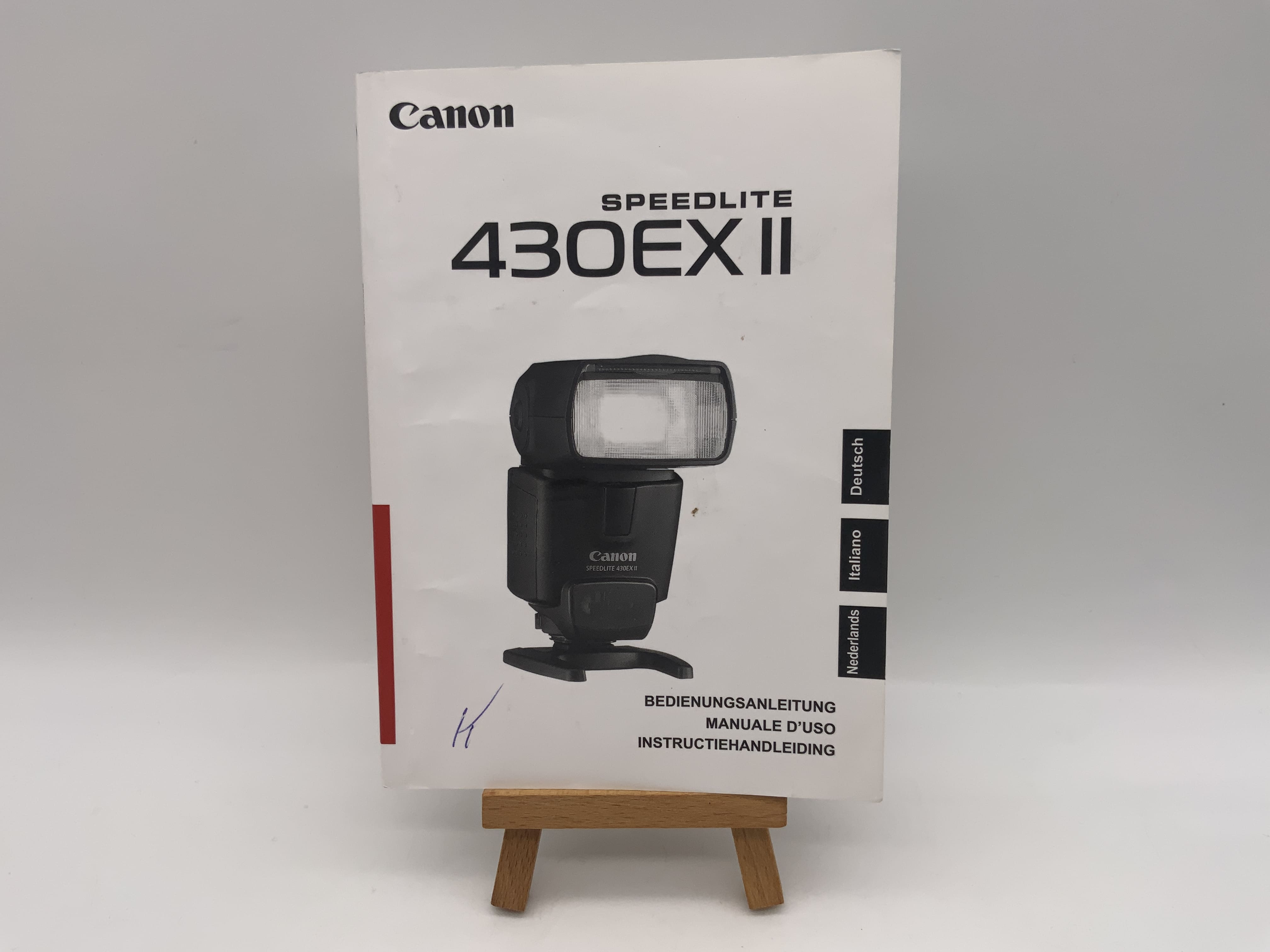 Canon Speedlite 430EX II Gebrauchsanweisung Bedienungsanleitung Deutsch