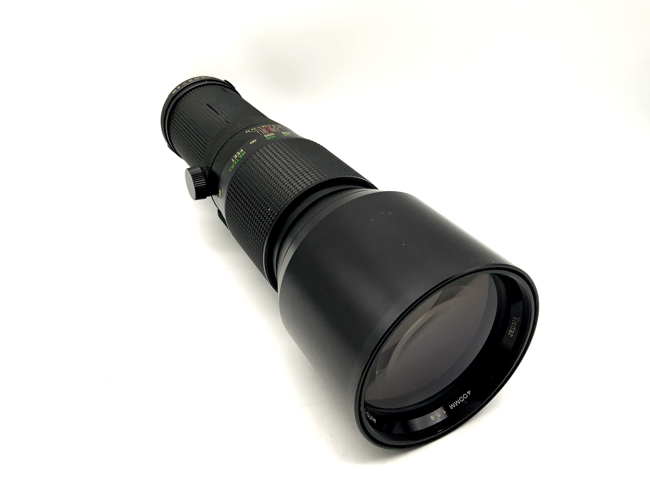 Vivitar 400mm 1:5.6 Objektiv Auto Telephoto Kamera Camera Lens (Minolta MD)