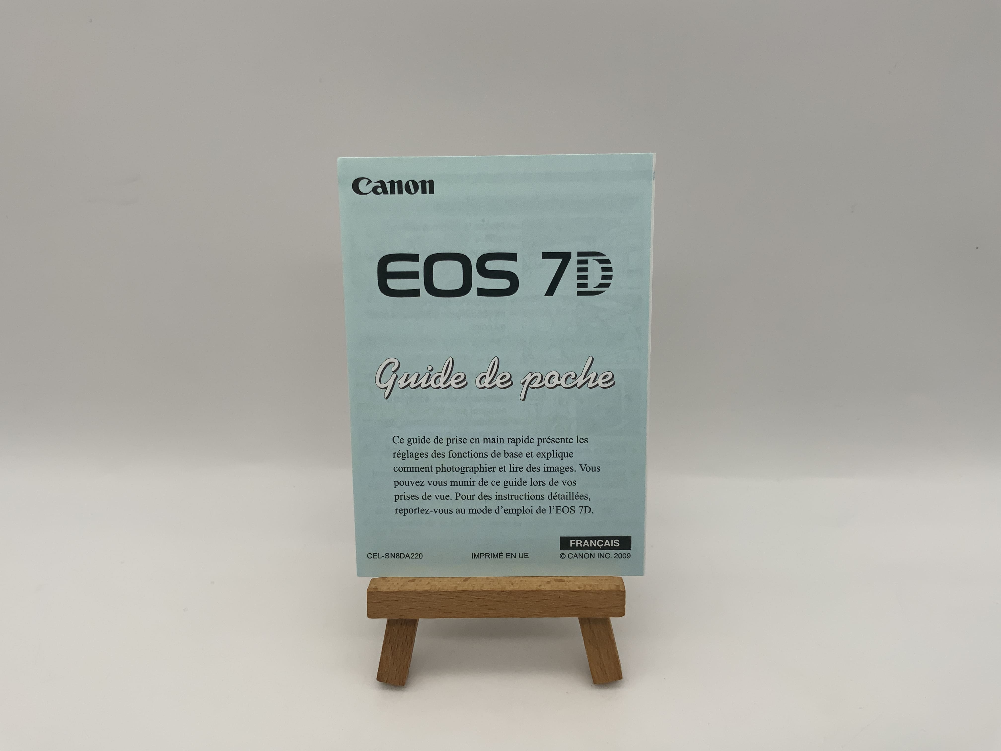 Canon EOS 7D Kurzanleitung Französisch Gebrauchsanweisung