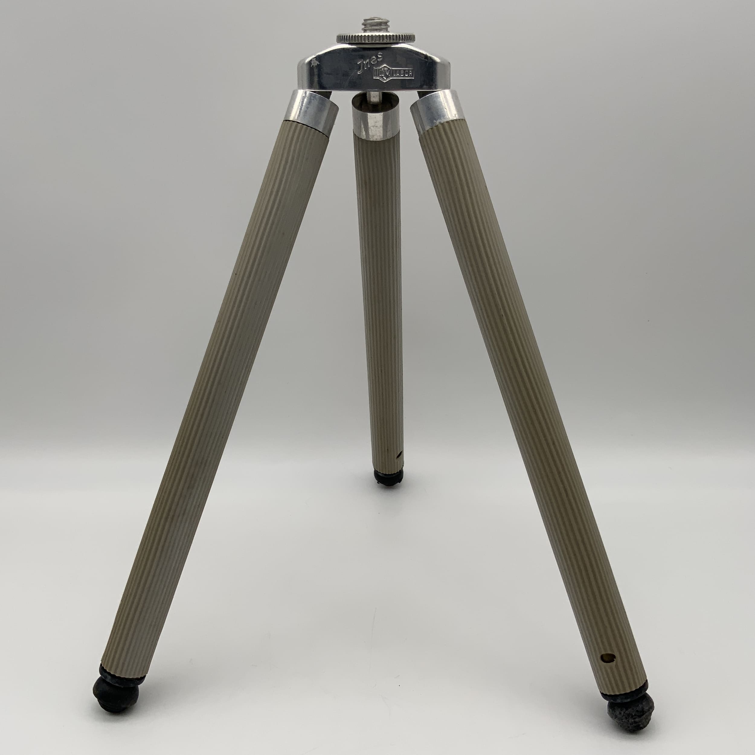 VEB Ines Tischstativ grau/silber Bergneustadt - Großgewinde Tripod Taschenstativ