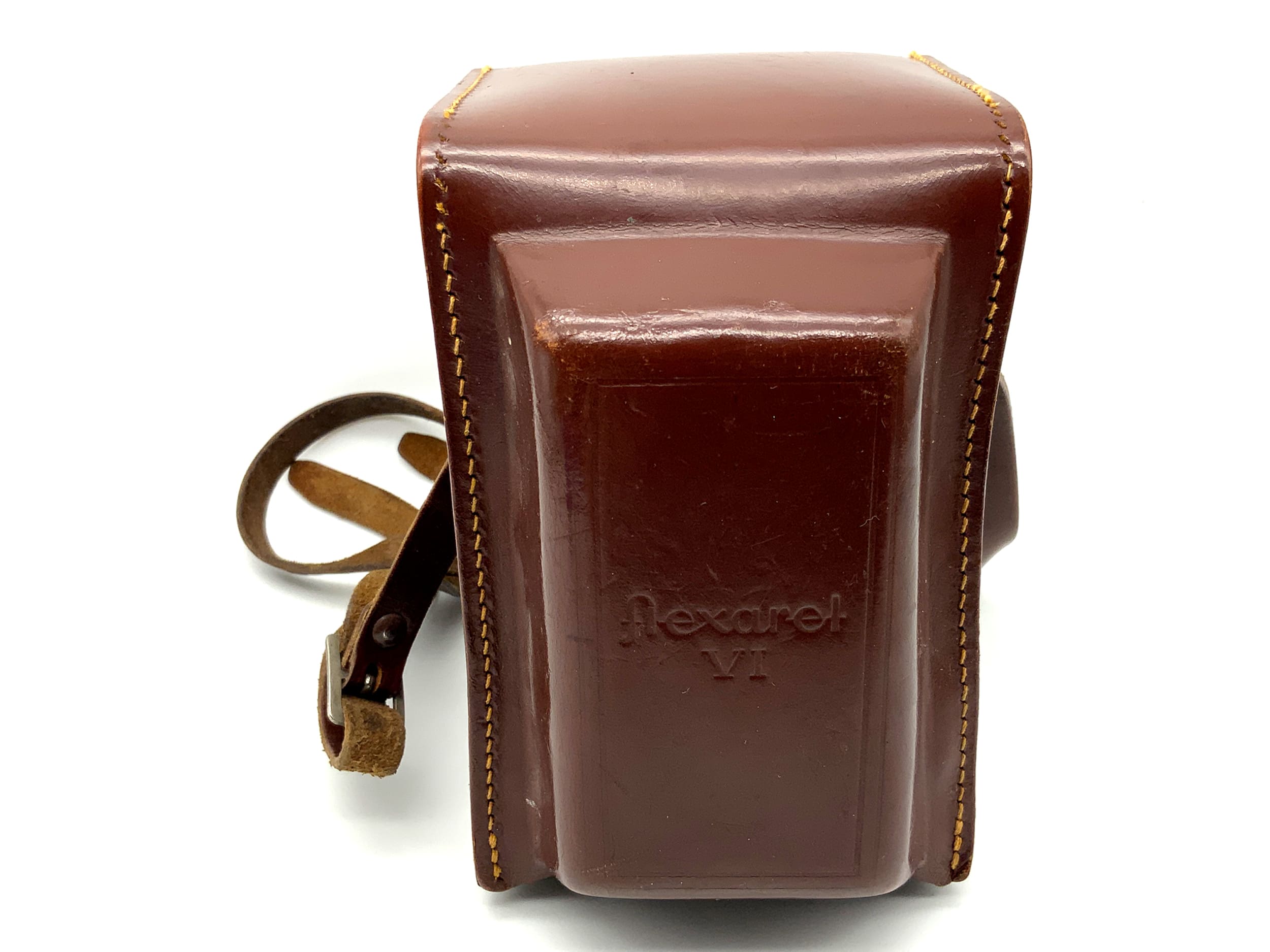 Meopta Flexaret VI Tasche braun Ledertasche Case Hülle Fototasche Kameratasche