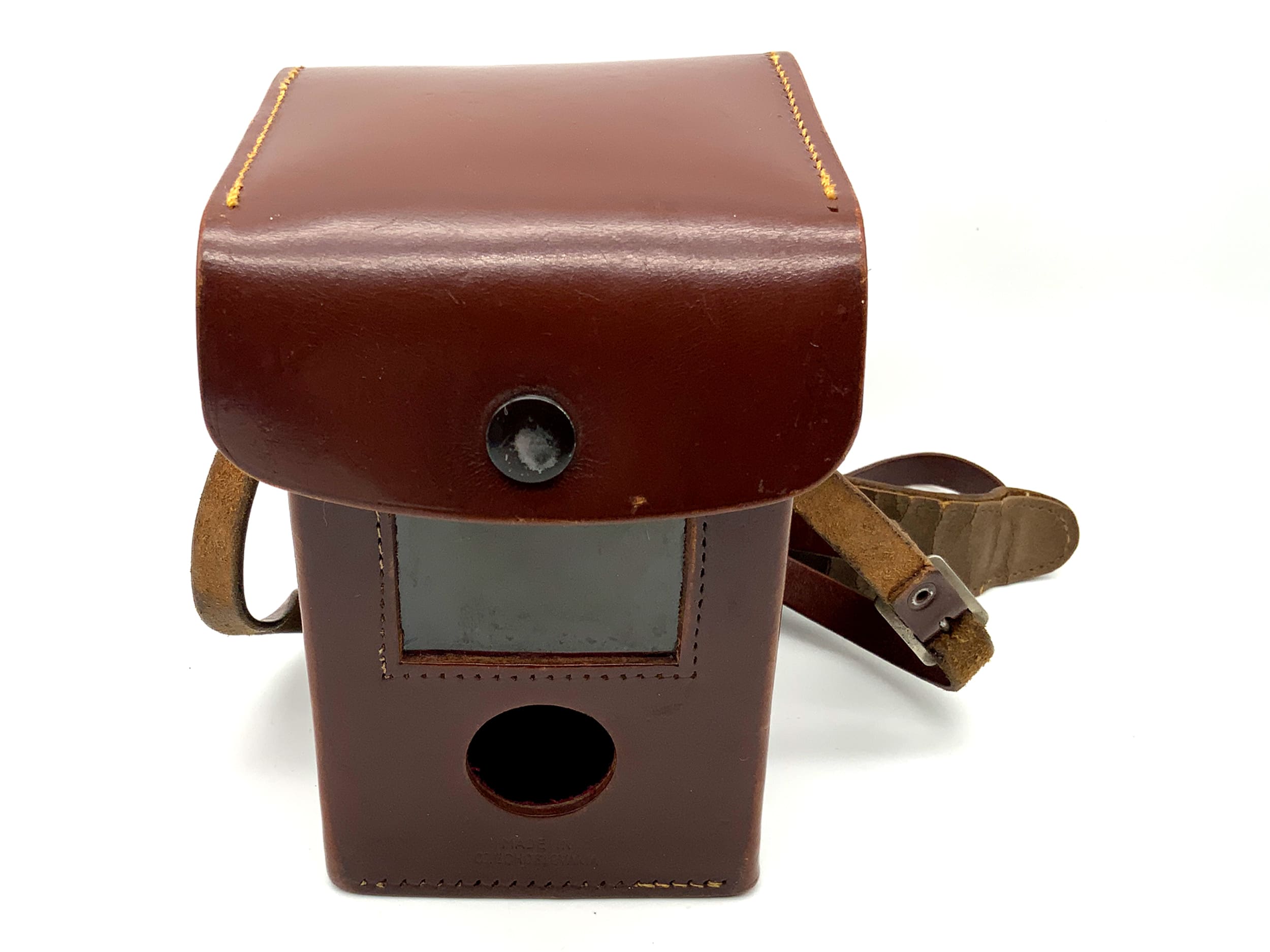 Meopta Flexaret VI Tasche braun Ledertasche Case Hülle Fototasche Kameratasche