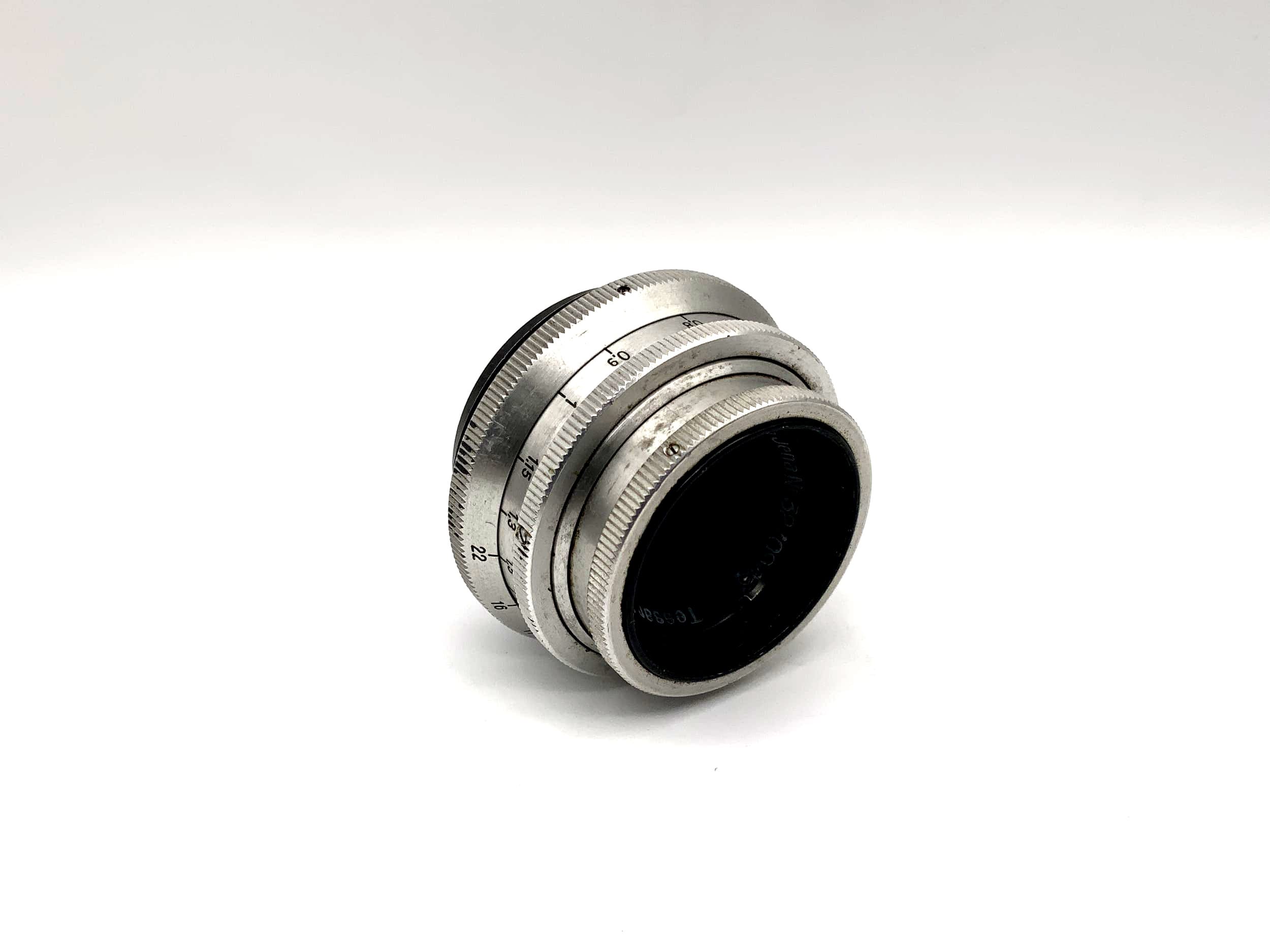 Carl Zeiss 4cm 1:4.5 Objektiv Tessar red T 10 Blades / Lamellen 40mm Linse (M42)