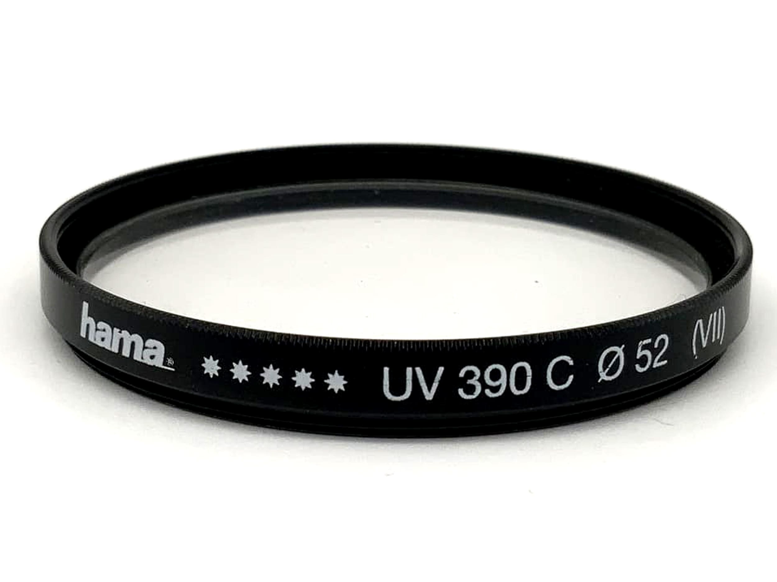 Hama UV-Filter UV 390C (VII) Filter 52mm Kreisförmig Filtergewinde M52