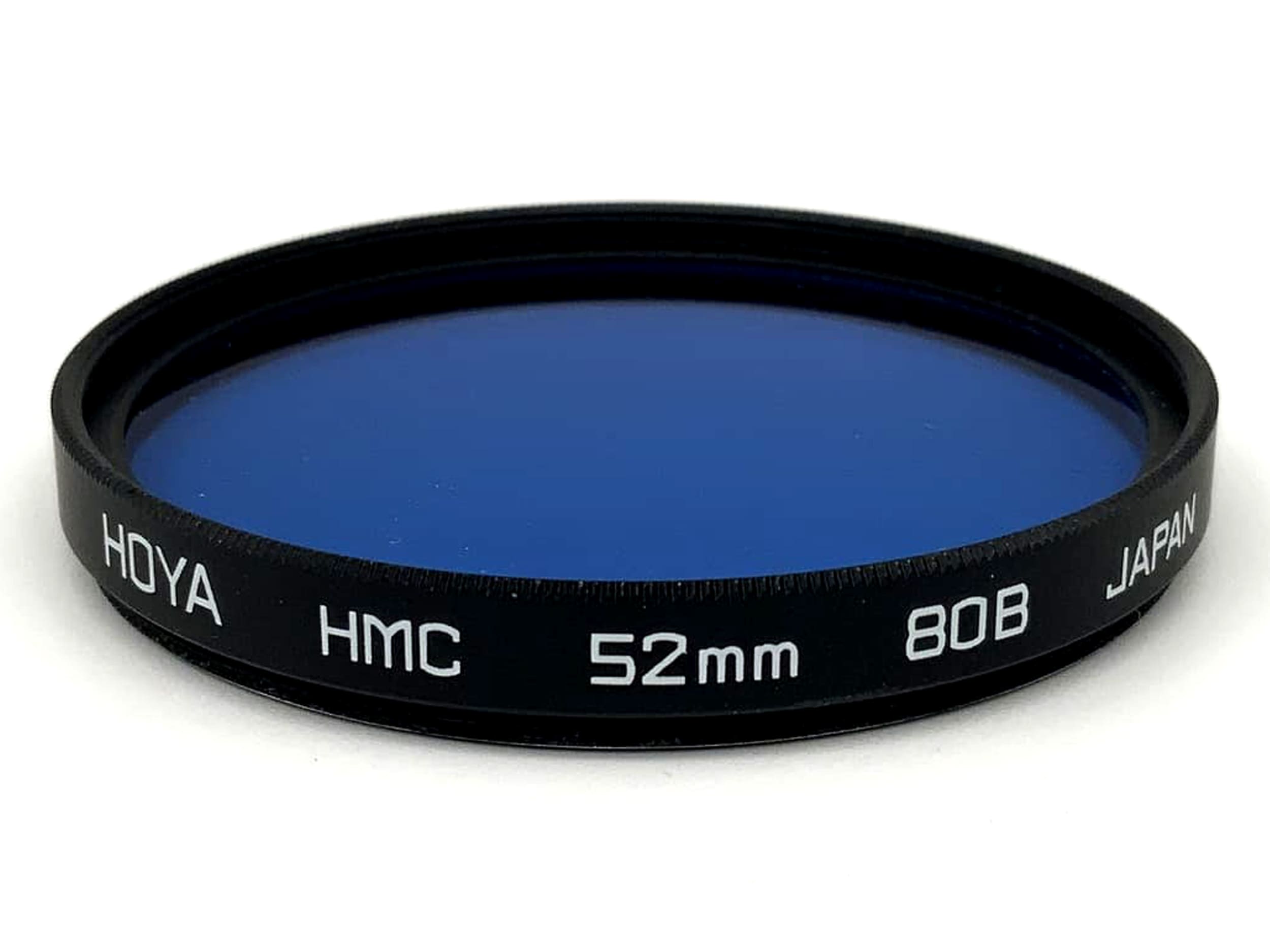 Hoya Farbfilter HMC 80B Blau Blue Filter 52mm Kreisförmig Filtergewinde M52