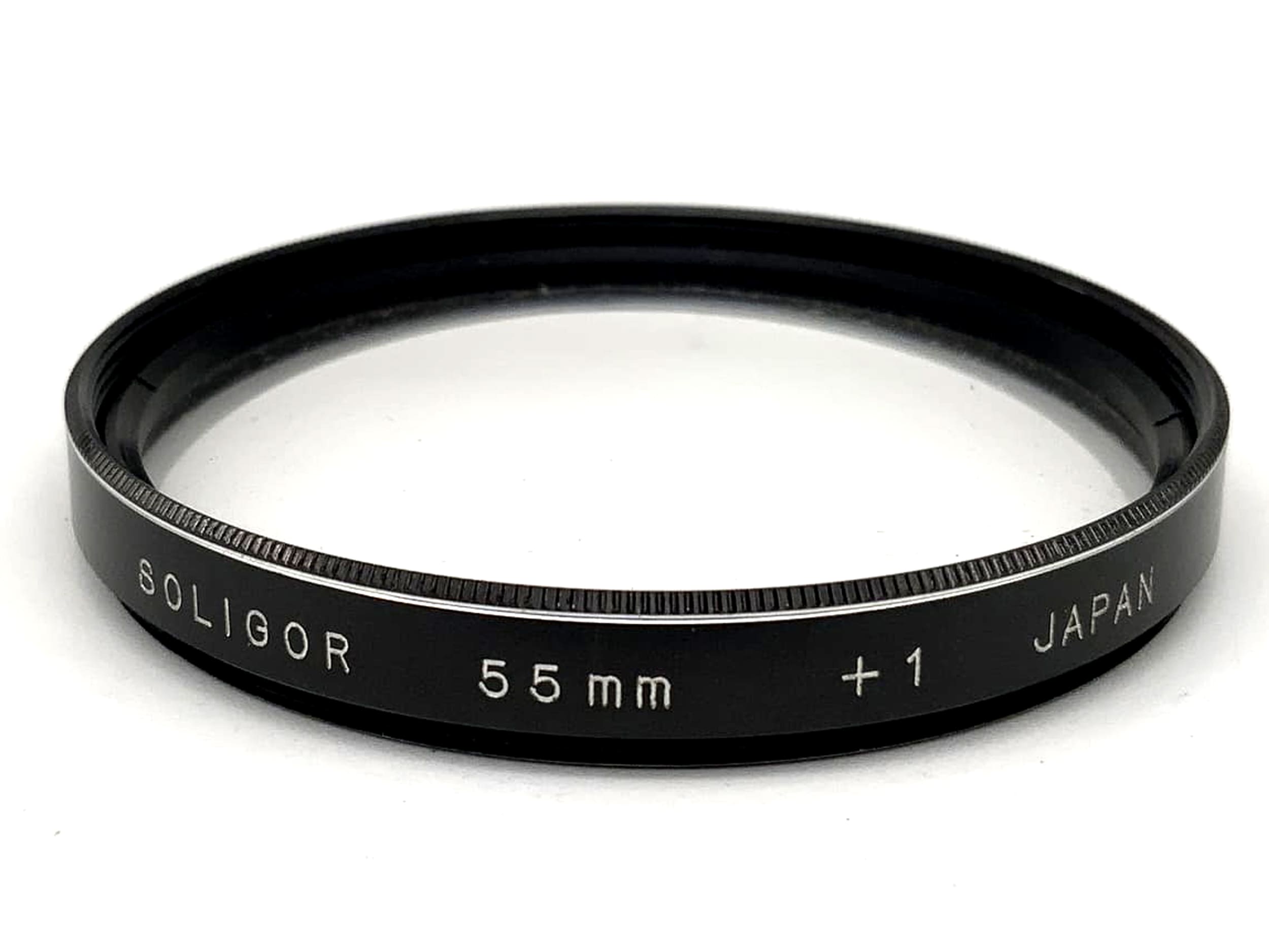 Soligor Nahlinse Close-Up +1 Filter 55mm Kreisförmig Filtergewinde M55