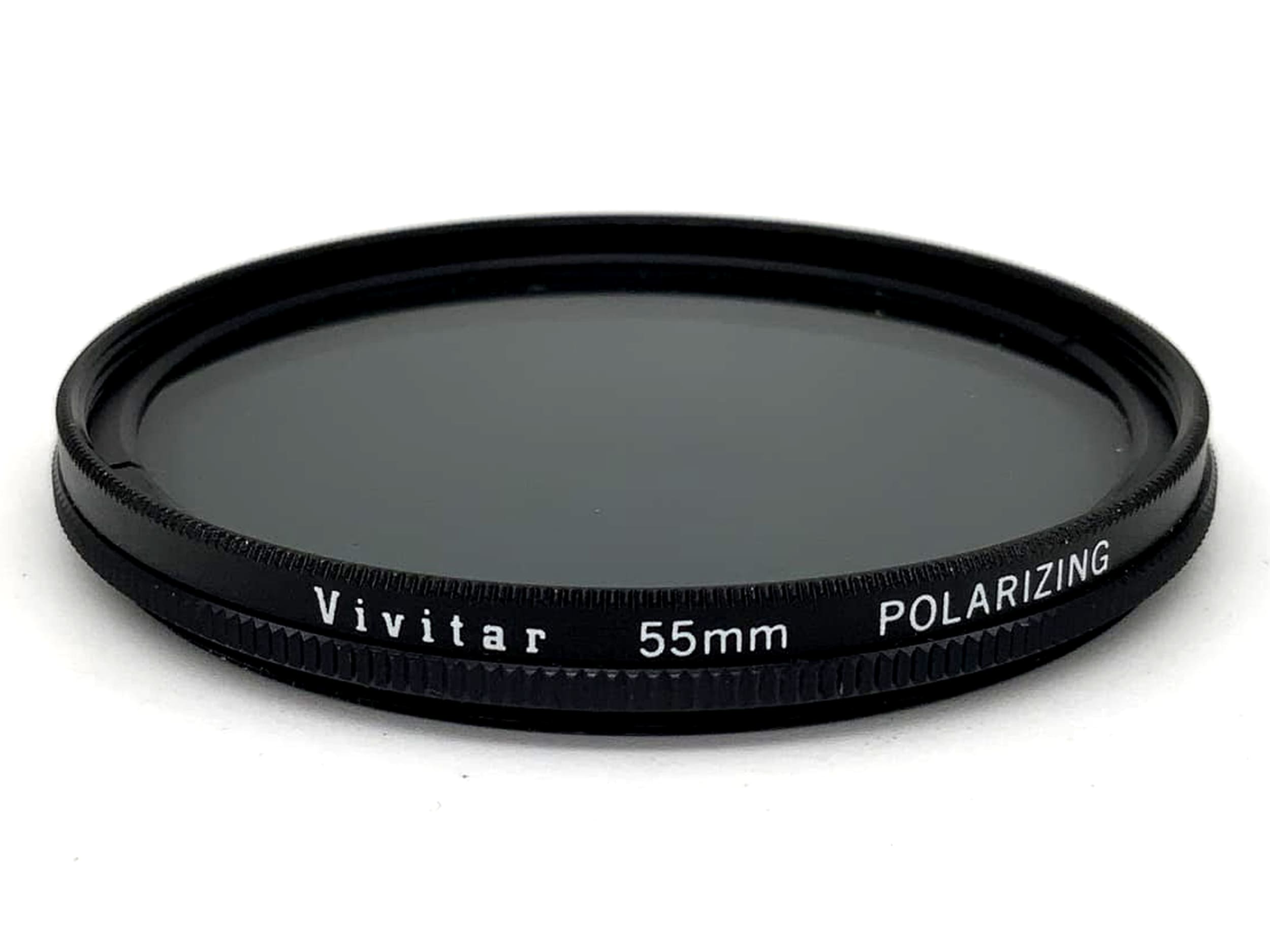 Vivitar Polfilter Polarizing Circular Filter 55mm Kreisförmig Filtergewinde M55