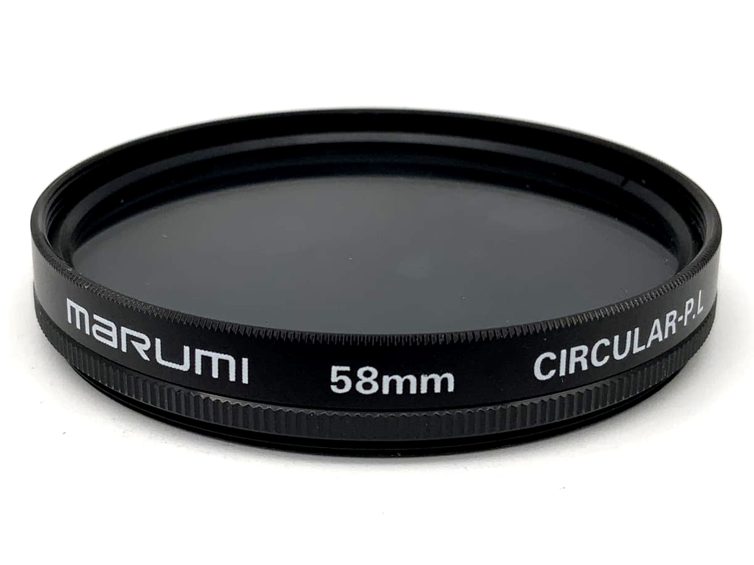 Marumi Polfilter Circular-P.L Filter 58mm Kreisförmig Filtergewinde M58