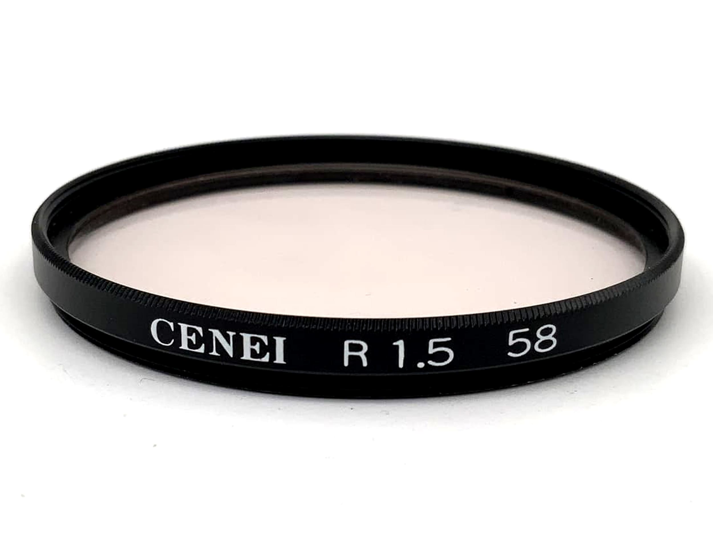 Cenei Korrekturfilter R1,5 Filter 58mm Kreisförmig Filtergewinde M58