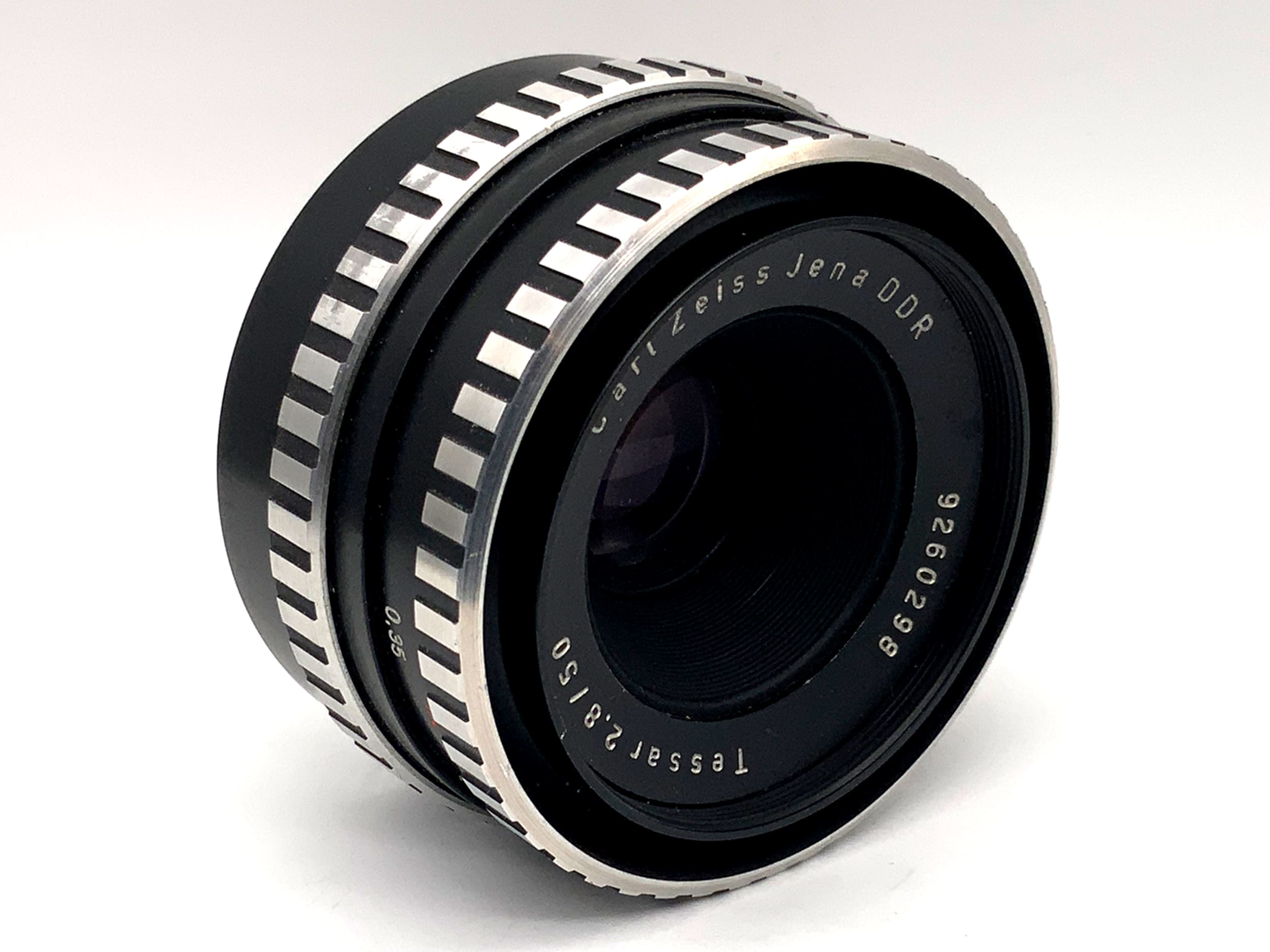 Carl Zeiss 50mm 1:2.8 Objektiv Tessar Zebra Festbrennweite (M42)