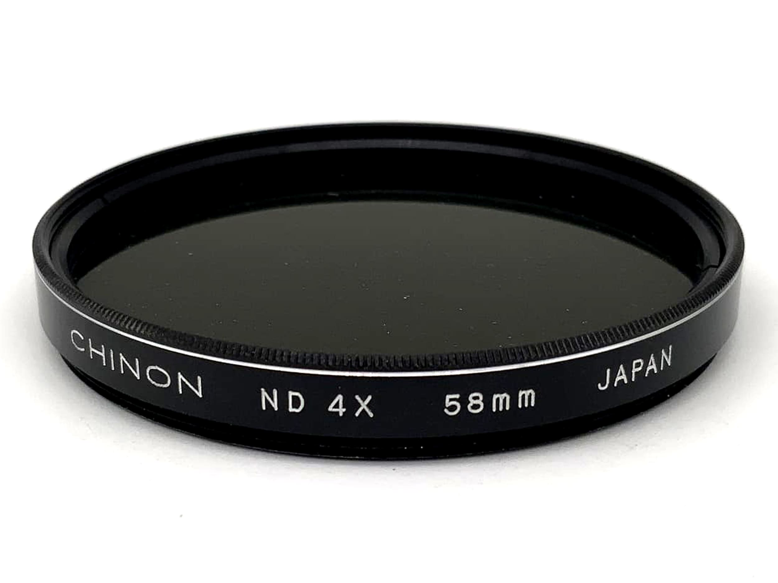 Chinon Graufilter ND 4X Filter 58mm Kreisförmig Filtergewinde M58