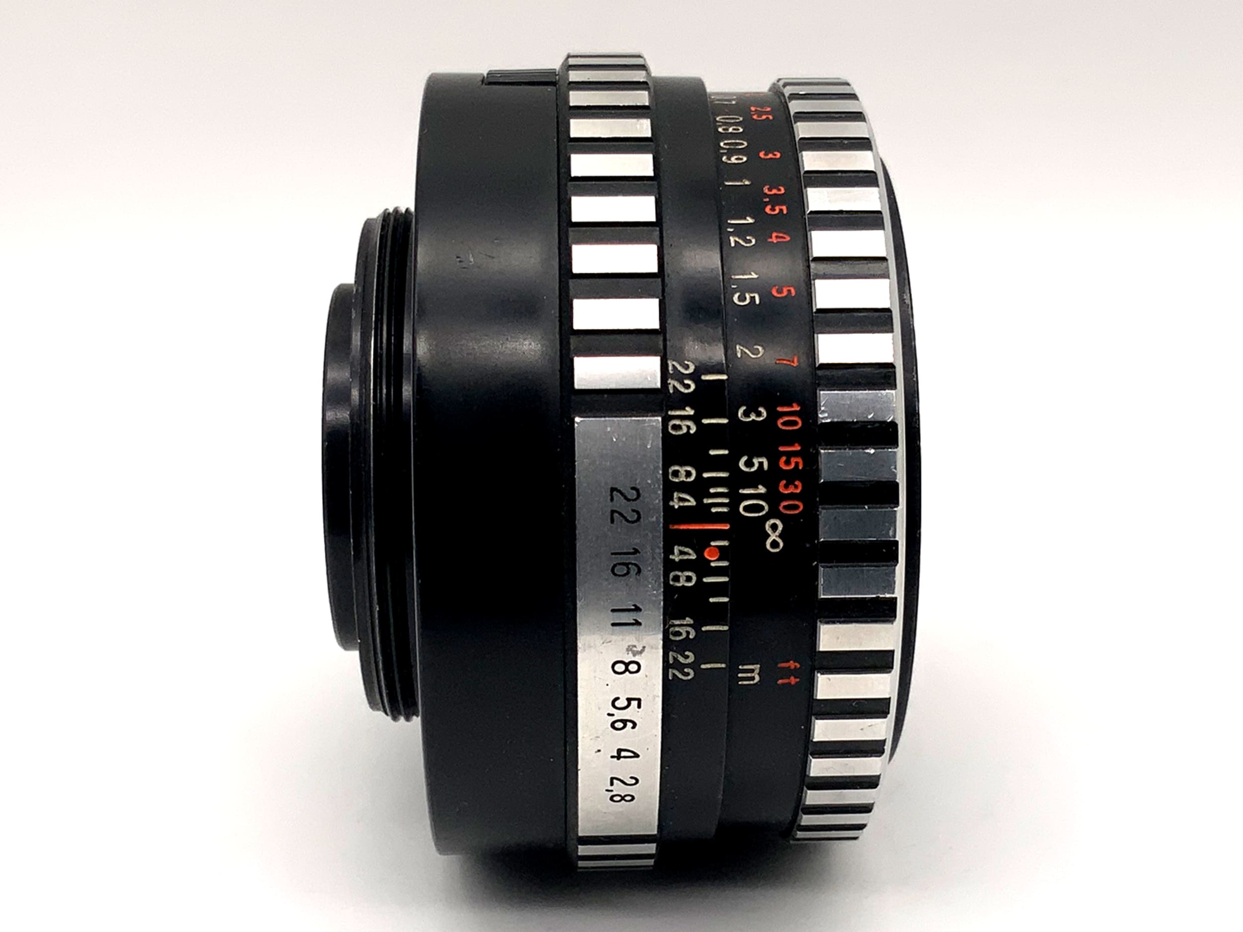 Carl Zeiss 50mm 1:2.8 Objektiv Tessar Zebra Festbrennweite (M42)