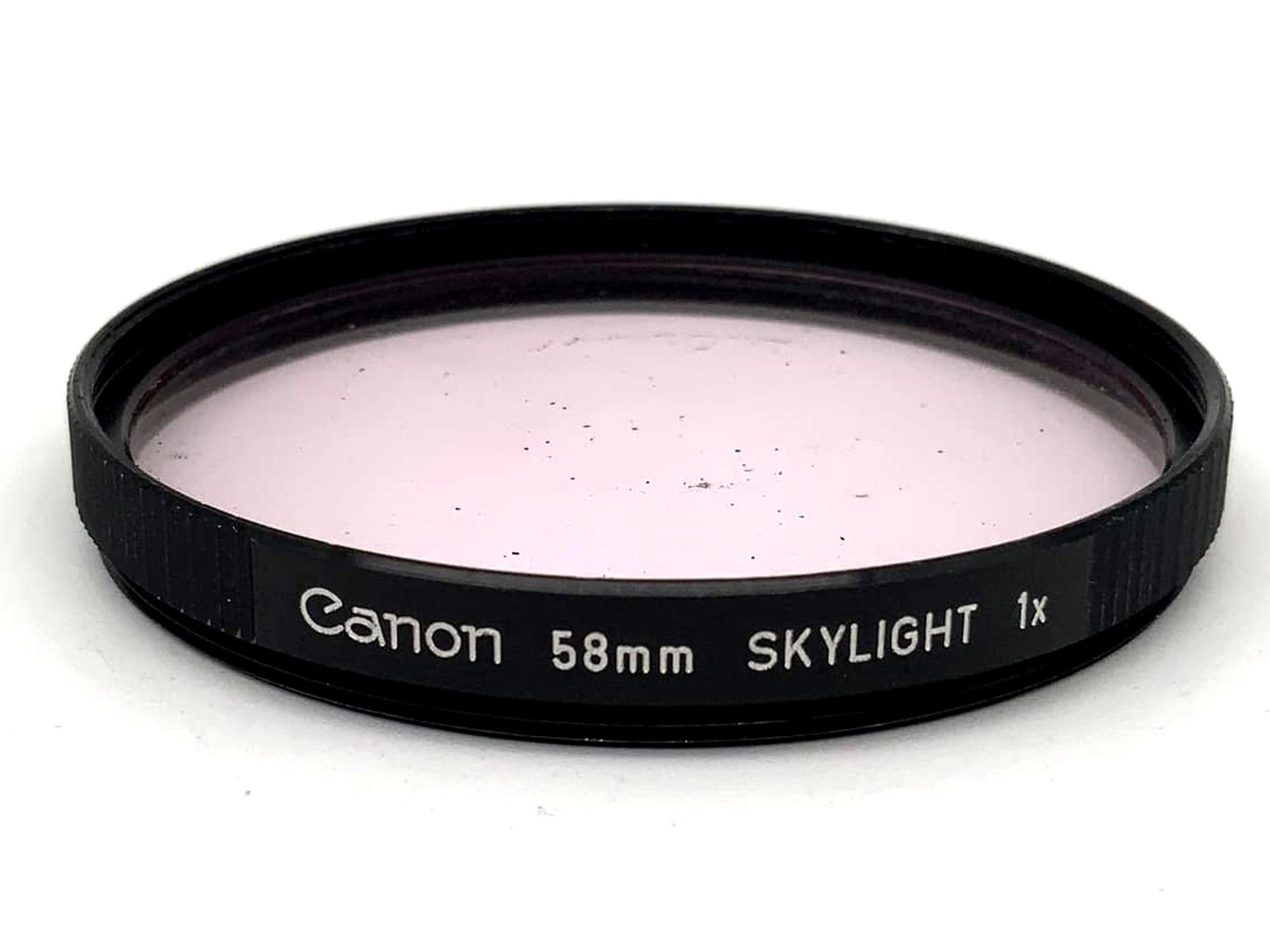 Canon Skylight Skylight 1x Filter 58mm Kreisförmig Filtergewinde M58