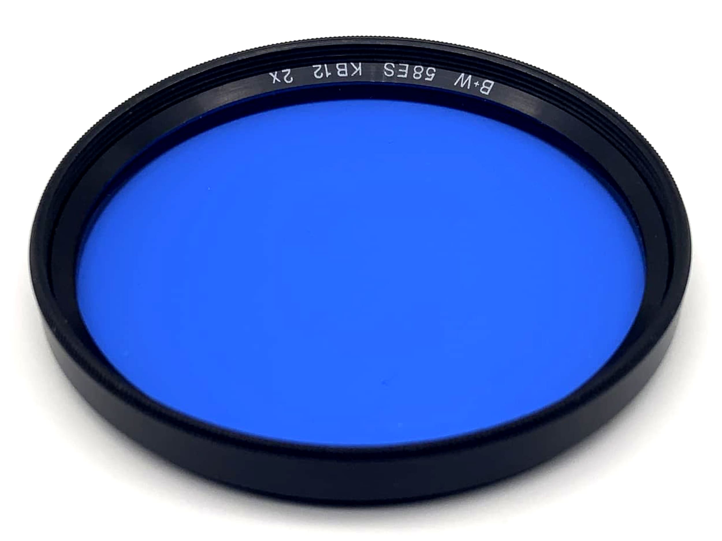 B+W Farbfilter 58mm Filter Blau 58ES KB12 2x Kreisförmig Filtergewinde