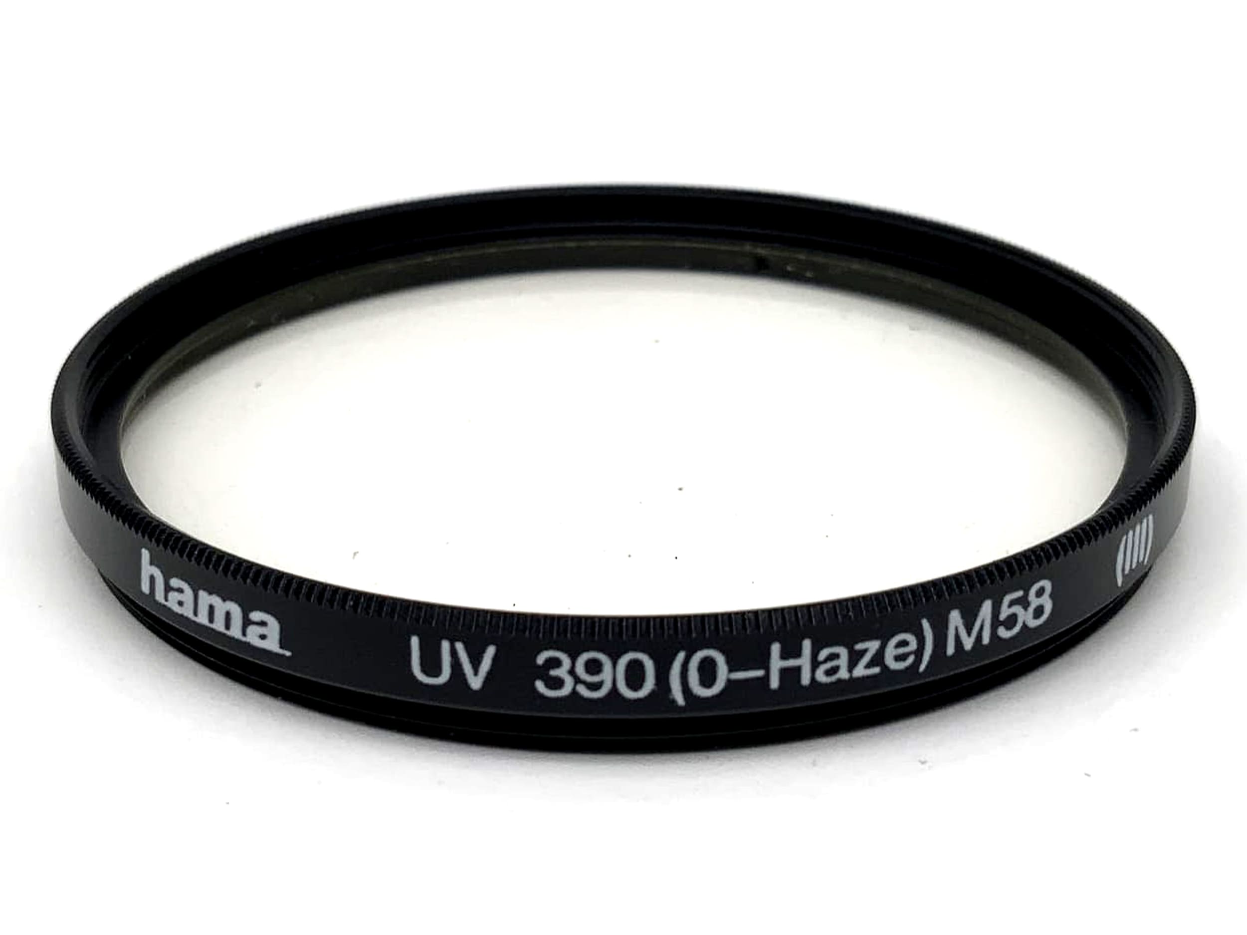 Hama UV-Filter UV 390(0-Haze) (III) Filter 58mm Kreisförmig Filtergewinde M58