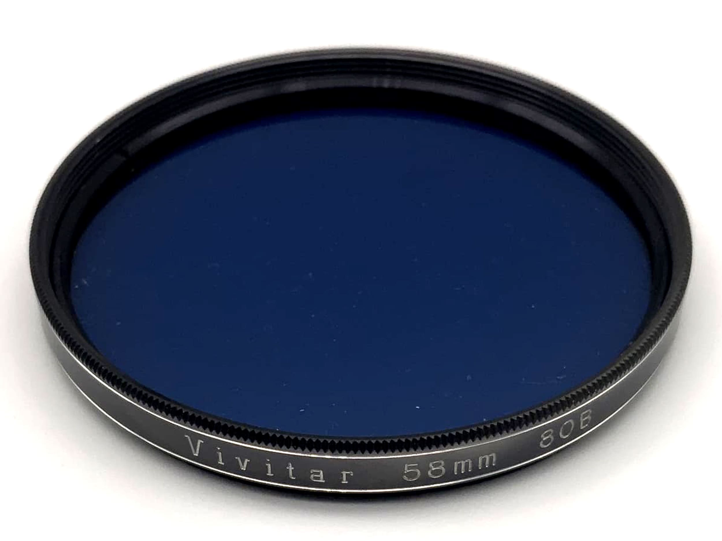 Vivitar Farbfilter 58mm Filter Blau 80B Kreisförmig Filtergewinde