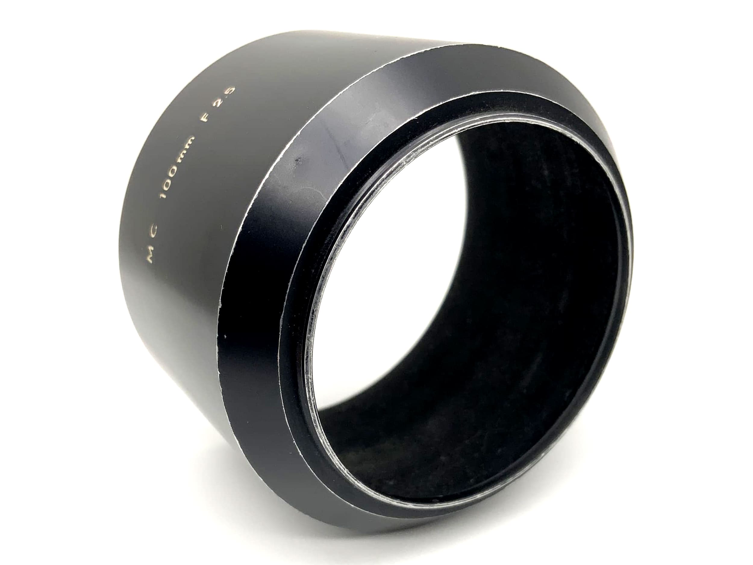 Minolta MC 100mm F2.5 Gegenlichtblende Metall Lens Hood Streulichtblende