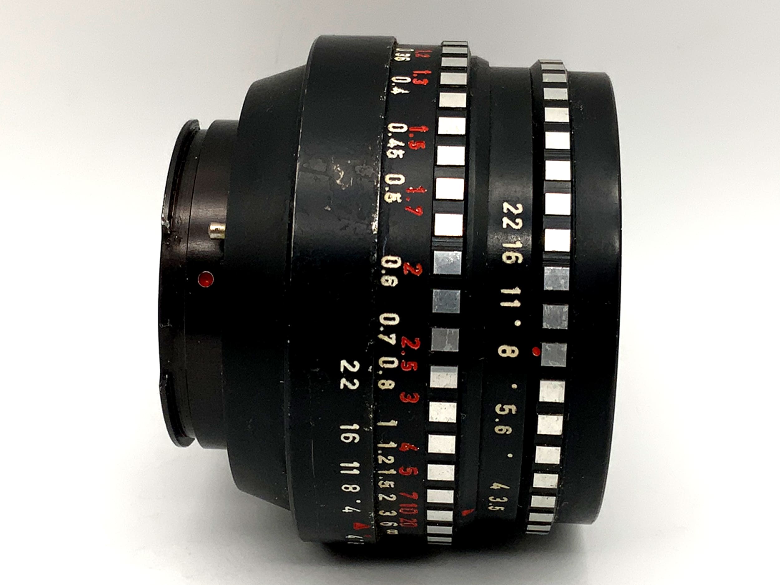 Meyer-Optik Görlitz 30mm 1:3.5 Objektiv Lydith Zebra Festbrennweite (Exa)