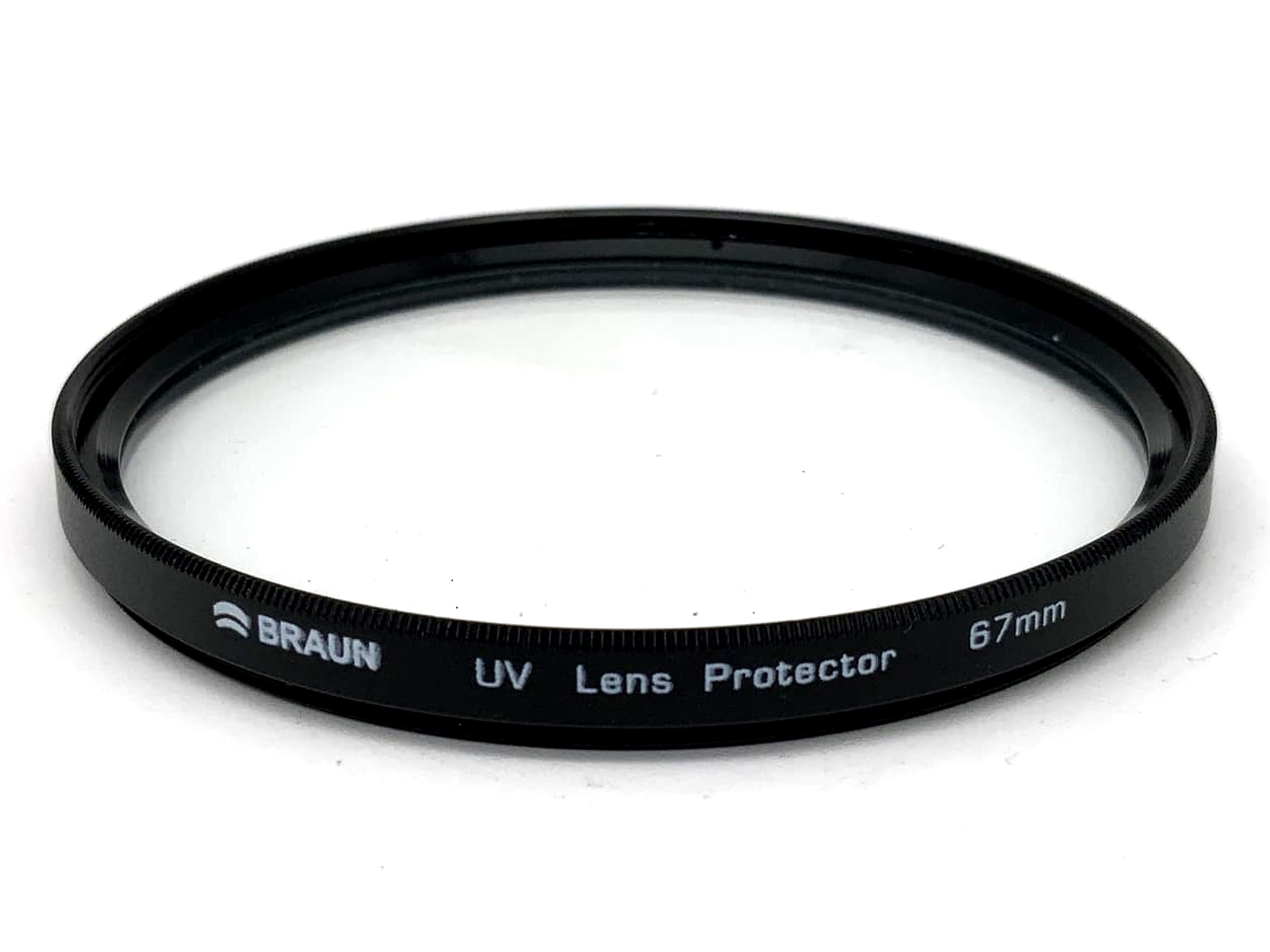 Braun UV-Filter UV Lens Protector Filter 67mm Kreisförmig Filtergewinde M67
