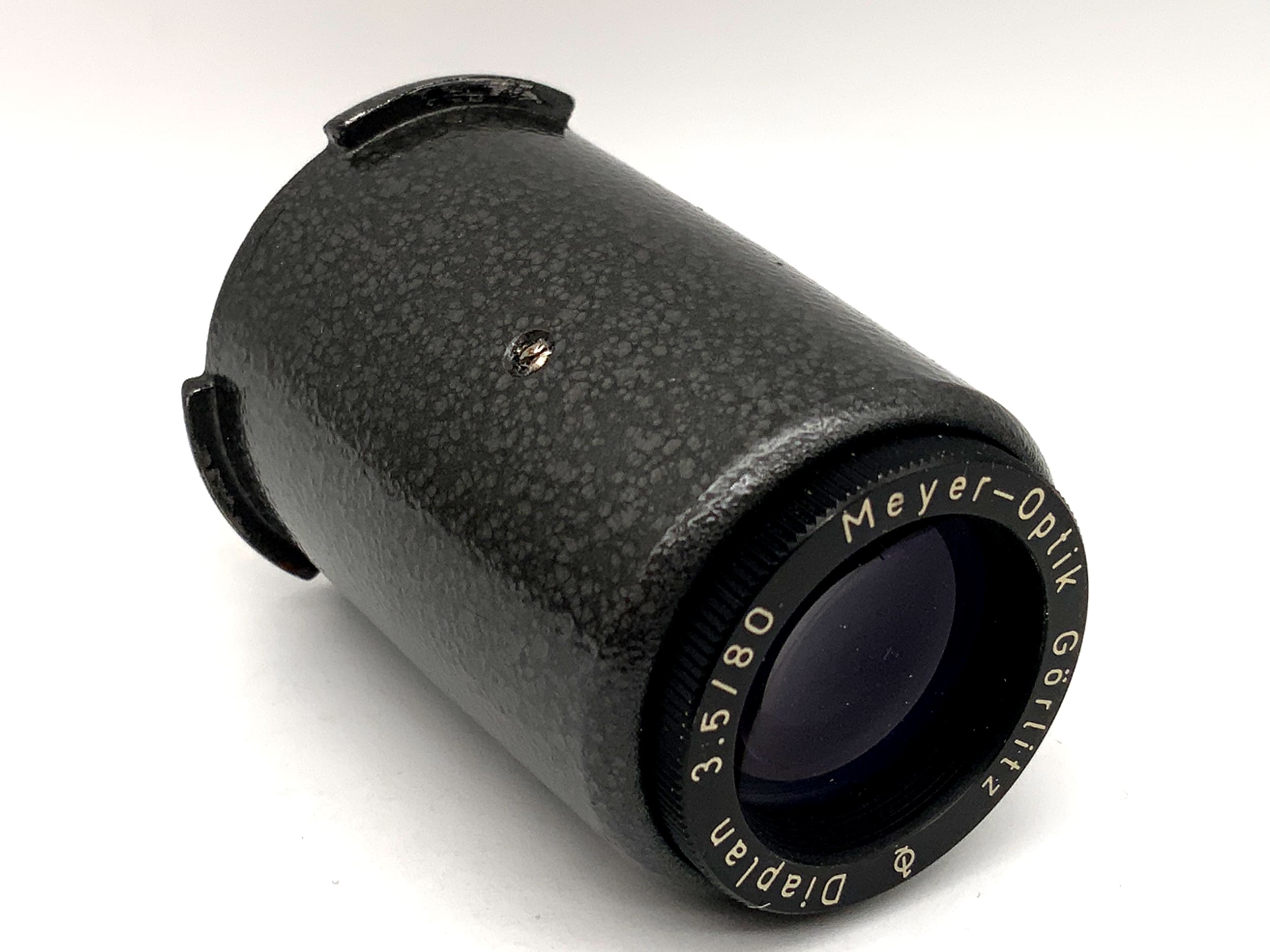 Meyer-Optik Görlitz 80mm 1:3.5 Objektiv Diaplan Festbrennweite (Trioplan)