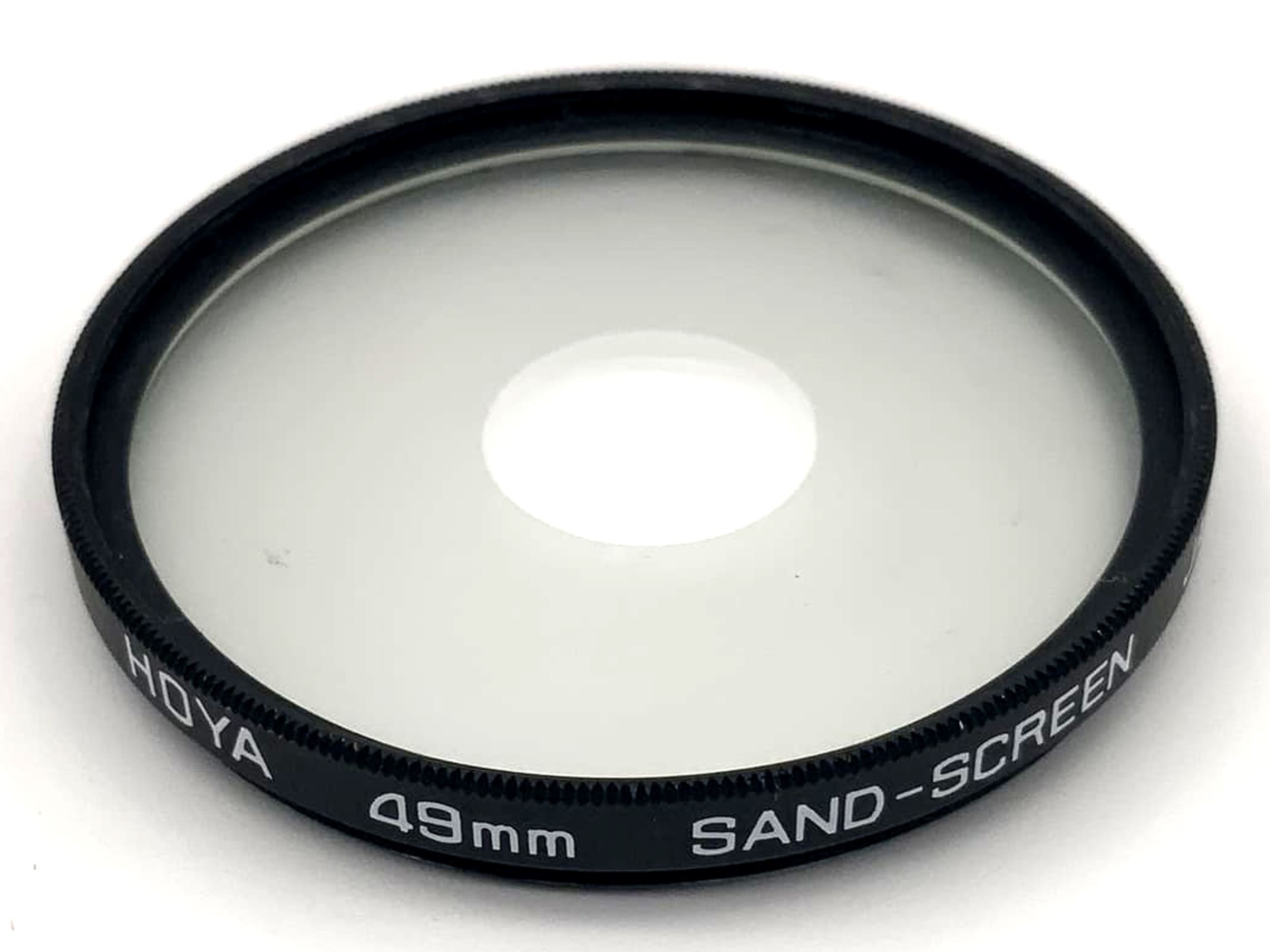 Hoya Sand Spot 49mm Filter Sand Screen Milchglas Kreisförmig Filtergewinde