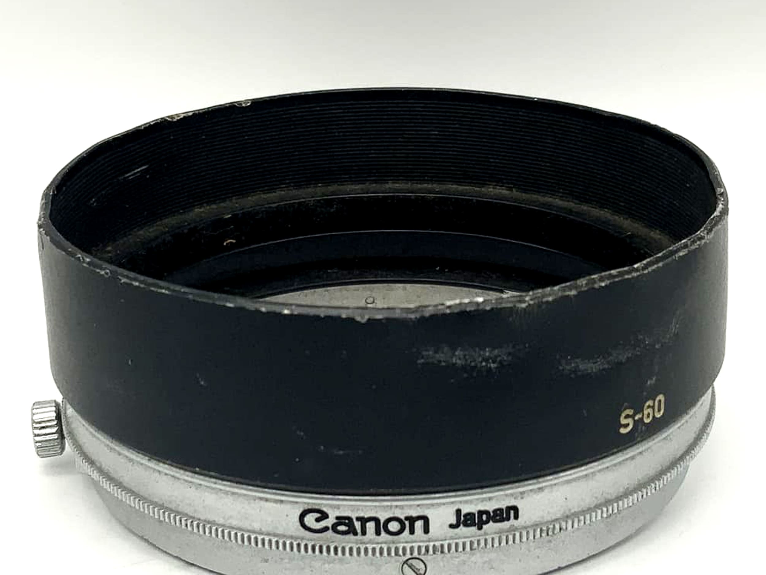 Canon S-60 Gegenlichtblende Metall 60mm Lens Hood Streulichtblende