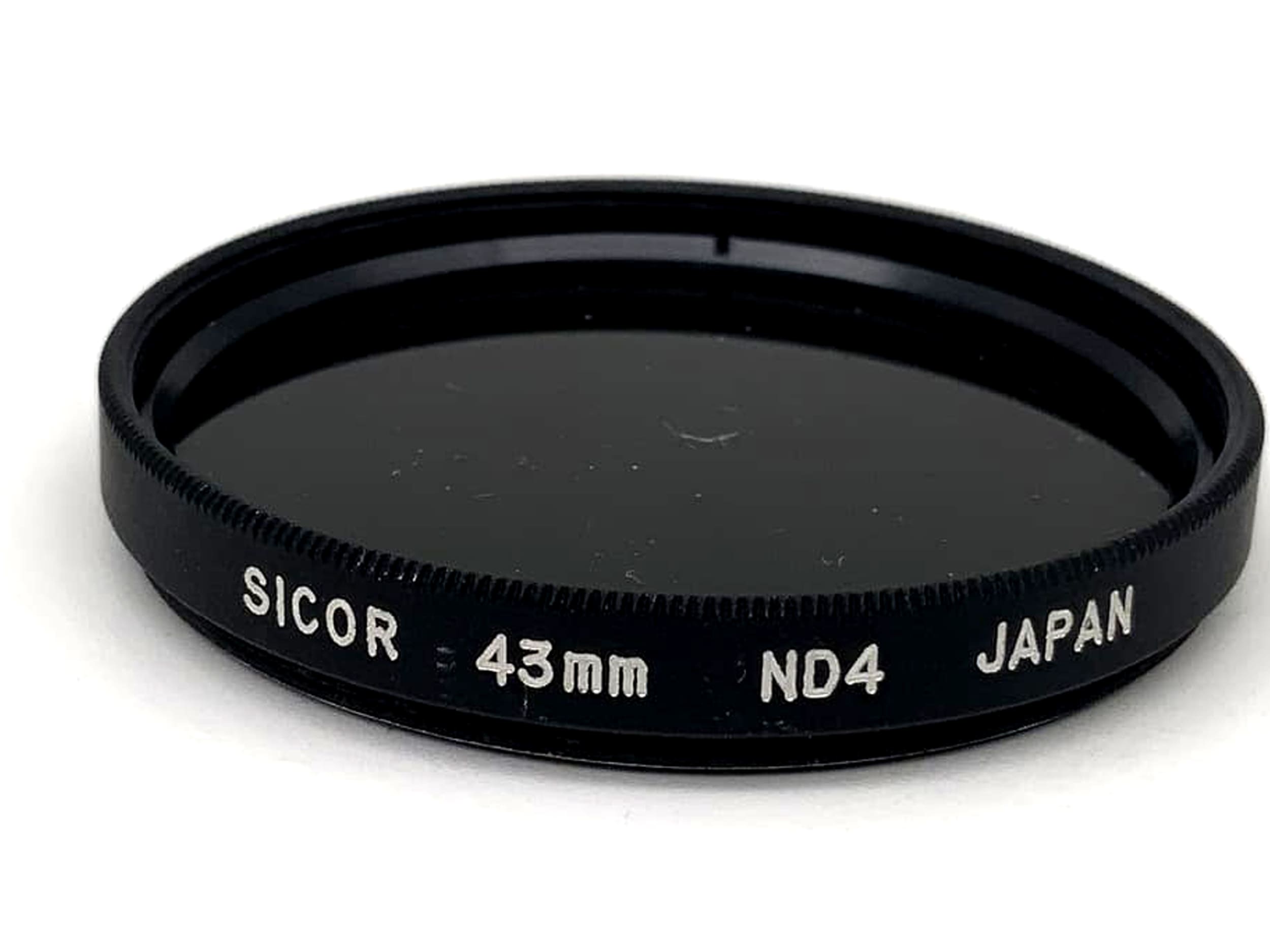 Sicor Graufilter ND4 Filter 43mm Kreisförmig Filtergewinde M43