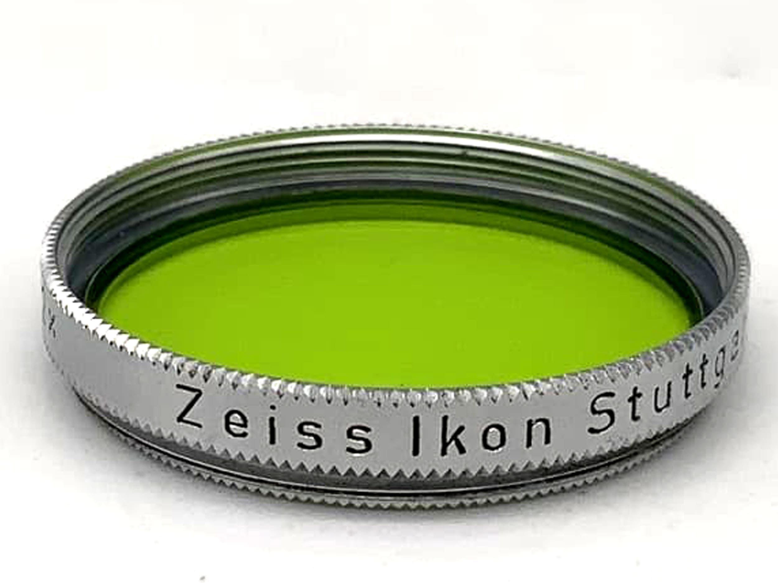 Zeiss Ikon Farbfilter 382 S27 GR 2x Grün Green Filter 27mm Kreisförmig M27